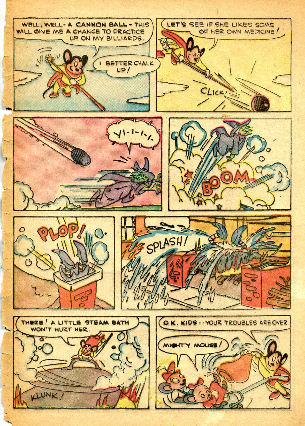 Read online Paul Terry's Mighty Mouse Comics comic -  Issue #28 - 33
