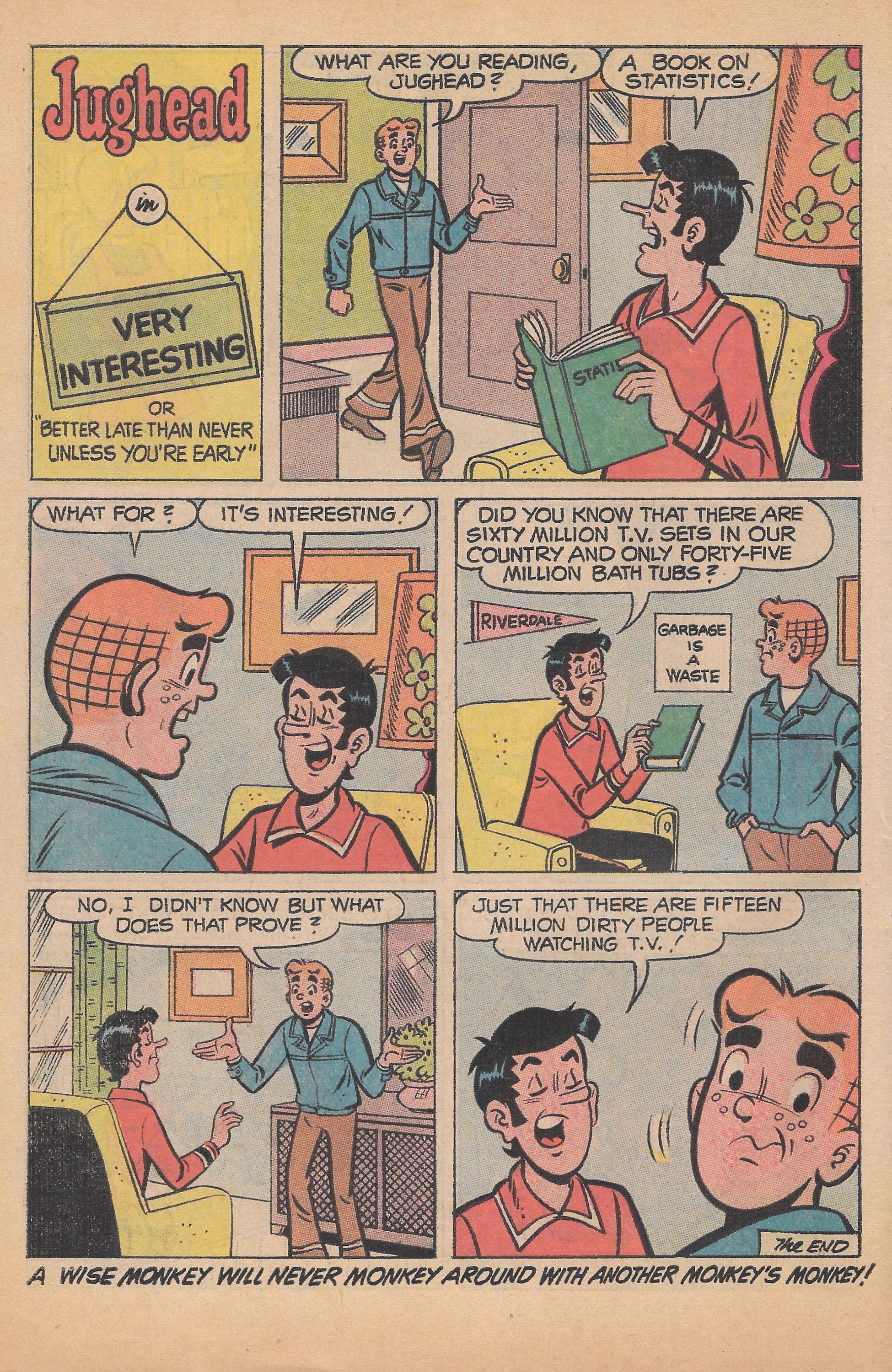 Read online Jughead's Jokes comic -  Issue #18 - 64