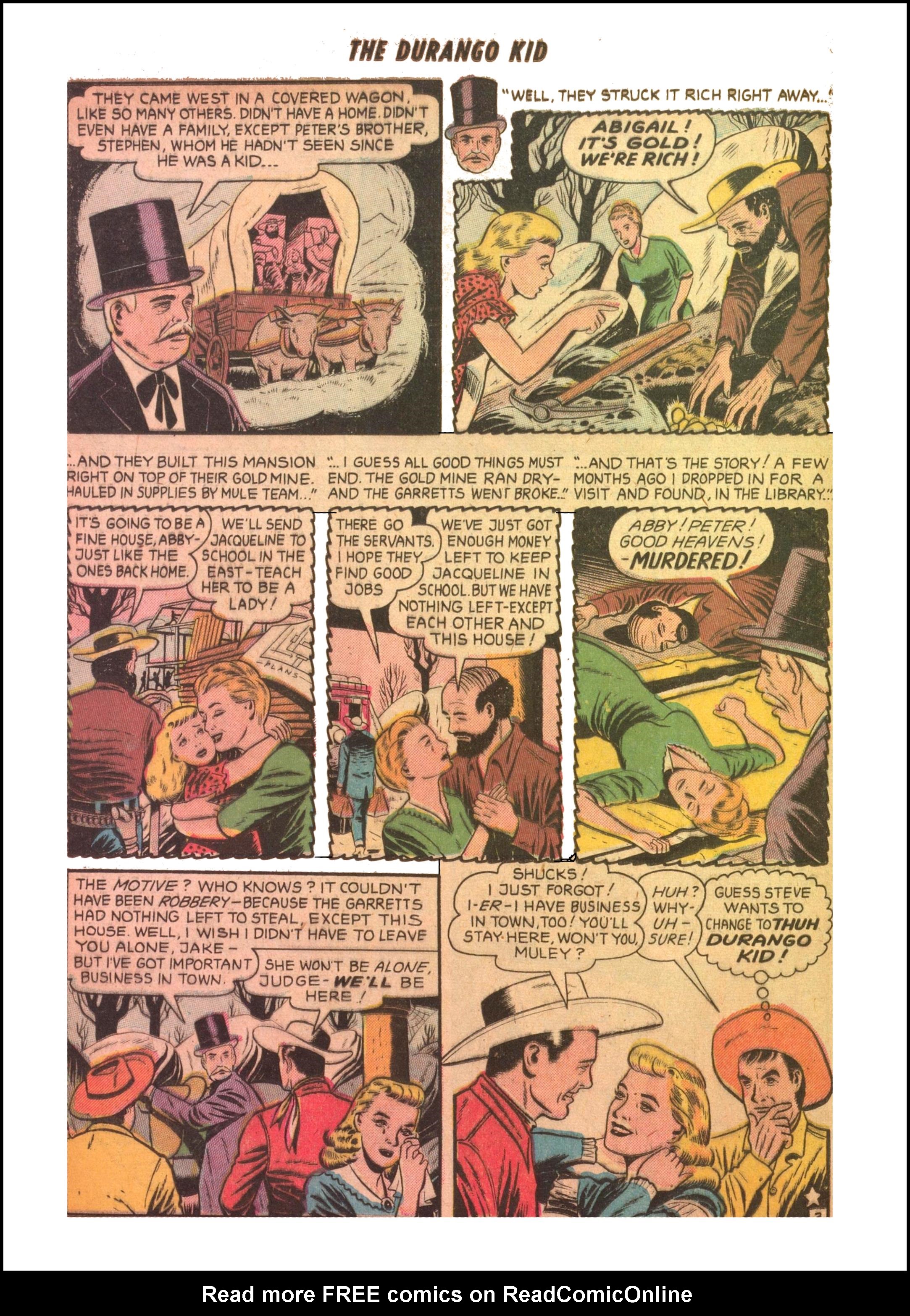 Read online Charles Starrett as The Durango Kid comic -  Issue #24 - 12