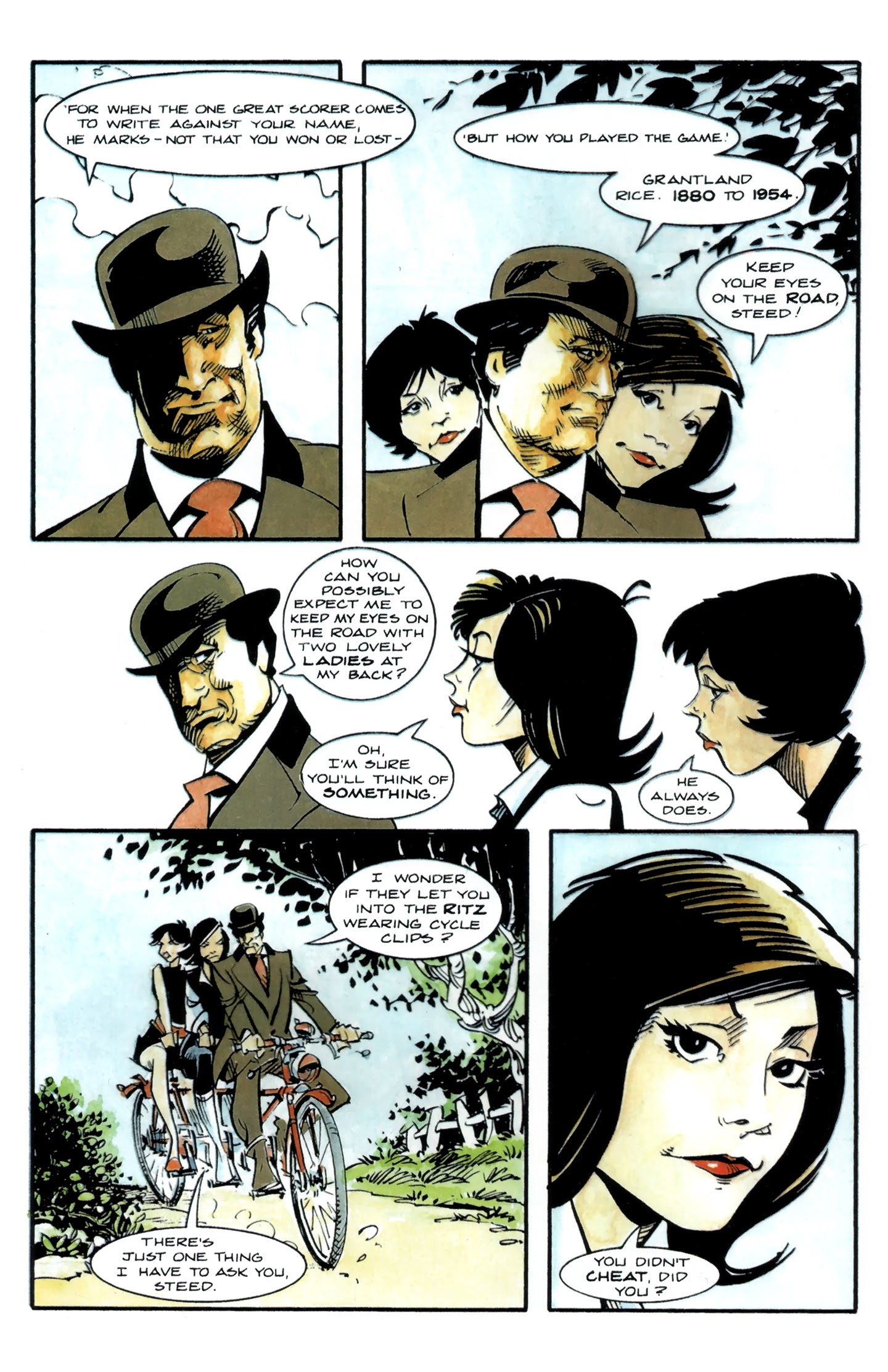 Read online Steed and Mrs. Peel (2012) comic -  Issue #4 - 23