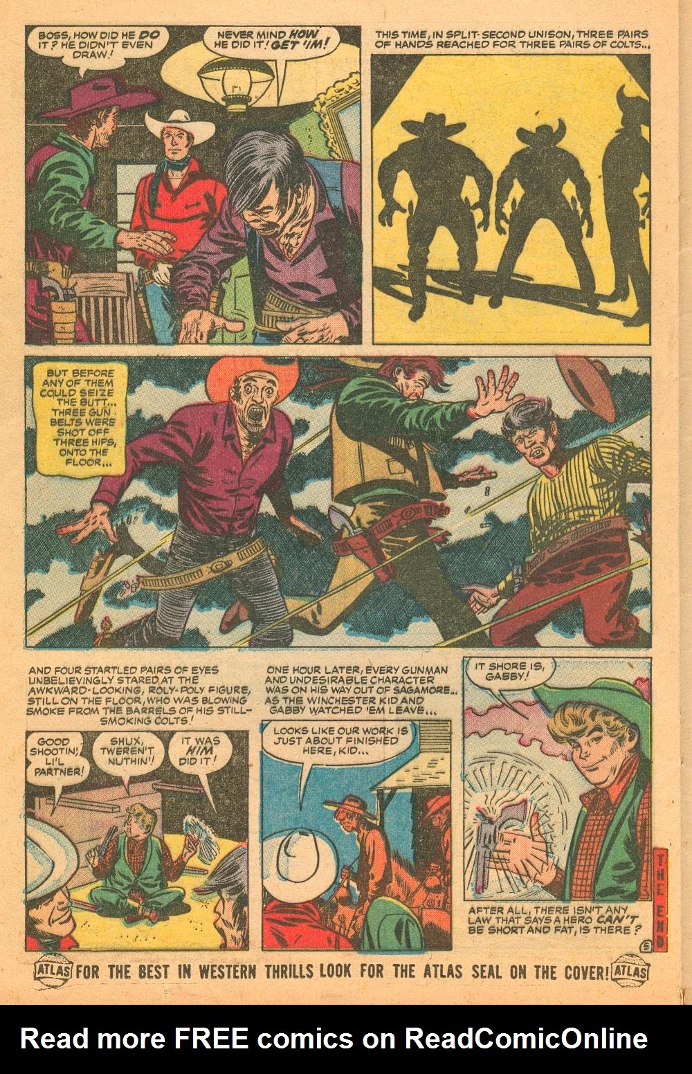 Read online Outlaw Fighters comic -  Issue #5 - 24