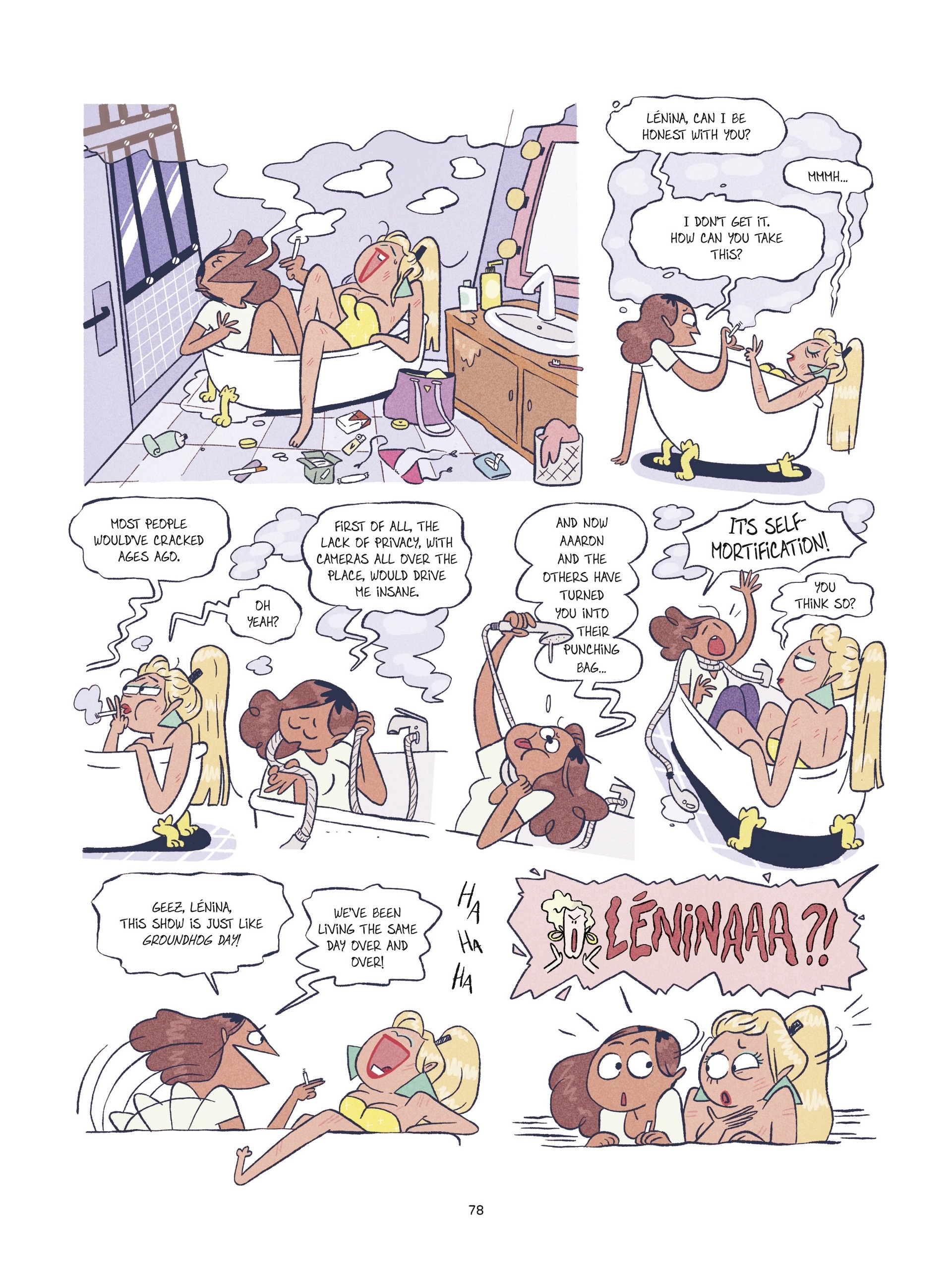 Read online Praising the Surface Behind the Scenes of Reality TV comic -  Issue # TPB - 72