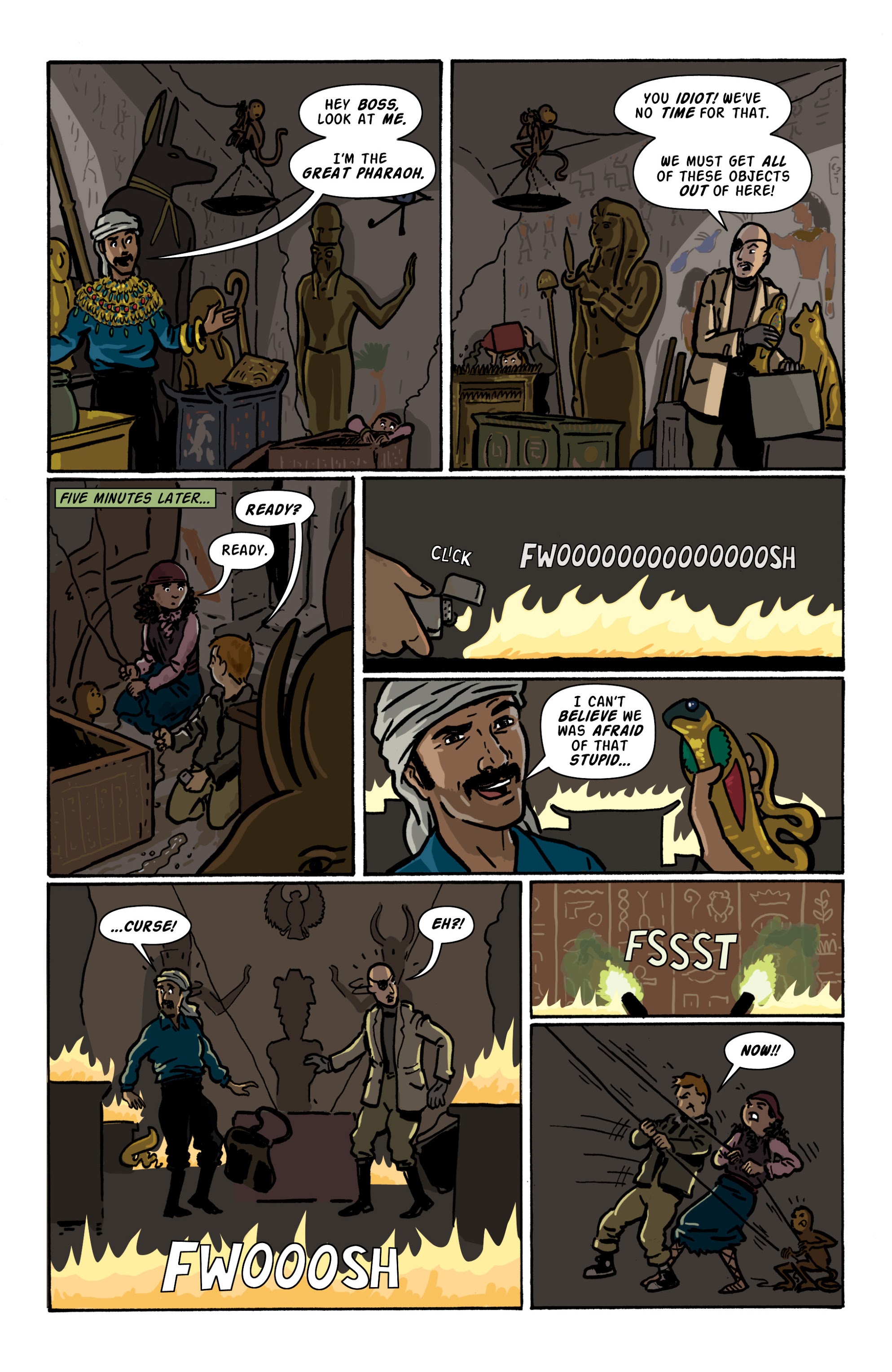 Read online Rocket Robinson and the Pharaoh's Fortune comic -  Issue # TPB (Part 3) - 22
