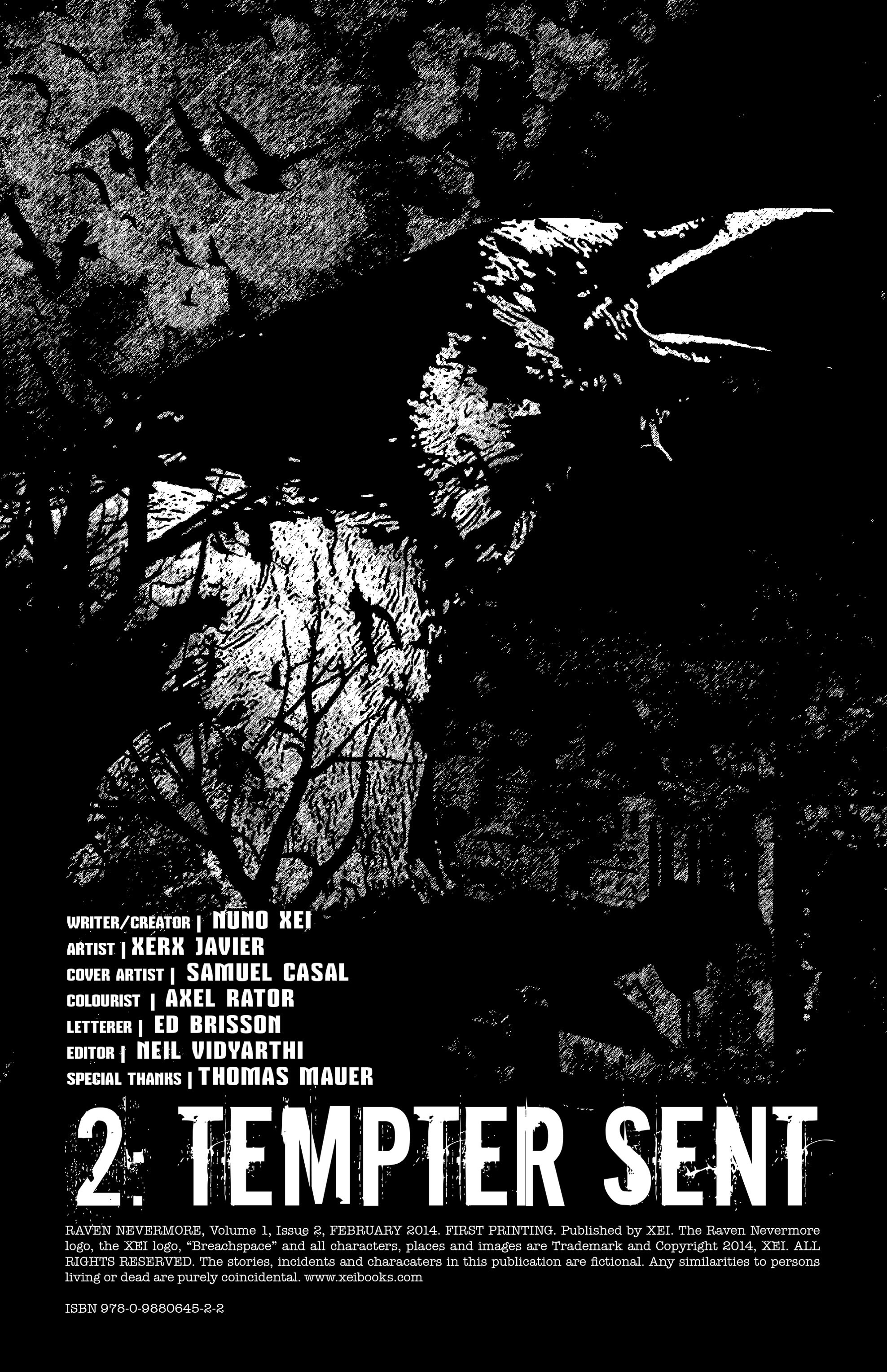 Read online Raven Nevermore comic -  Issue #2 - 2