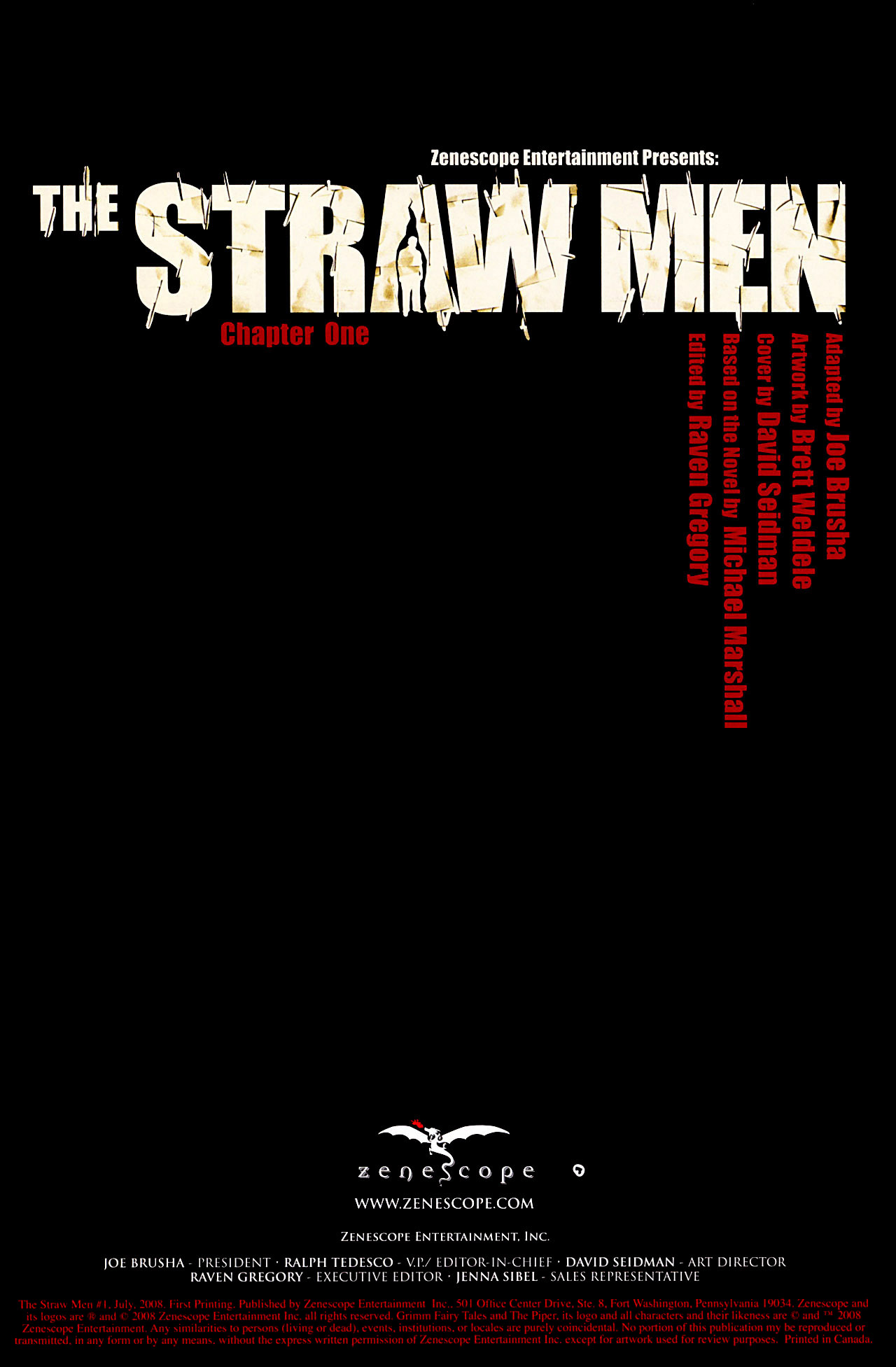 Read online The Straw Men comic -  Issue #1 - 2