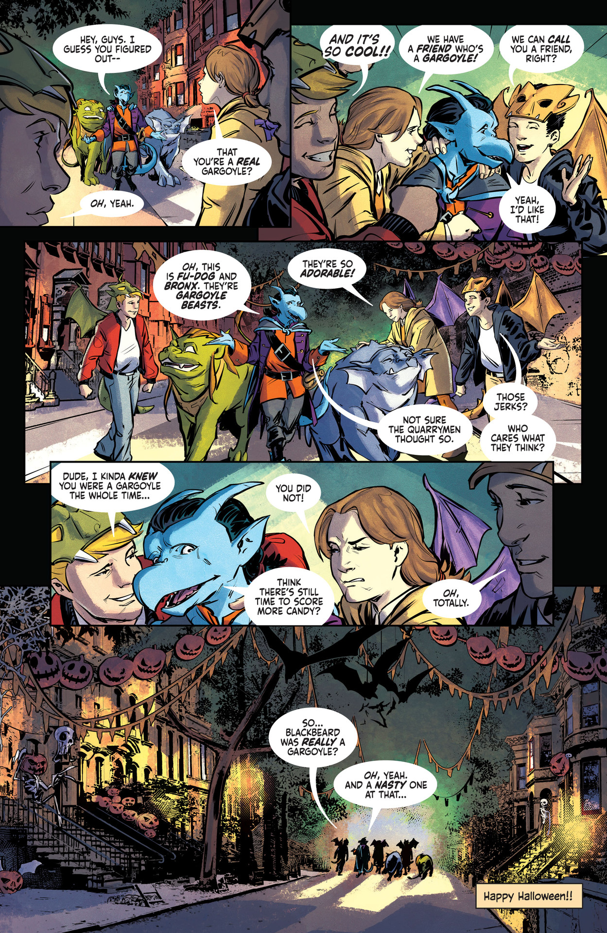 Read online Gargoyles Halloween Special comic -  Issue # Full - 31