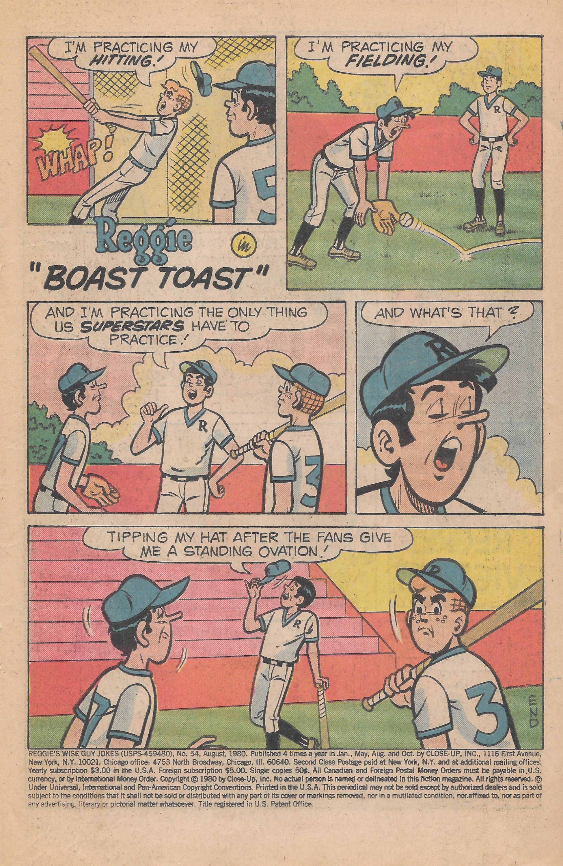 Read online Reggie's Wise Guy Jokes comic -  Issue #54 - 3