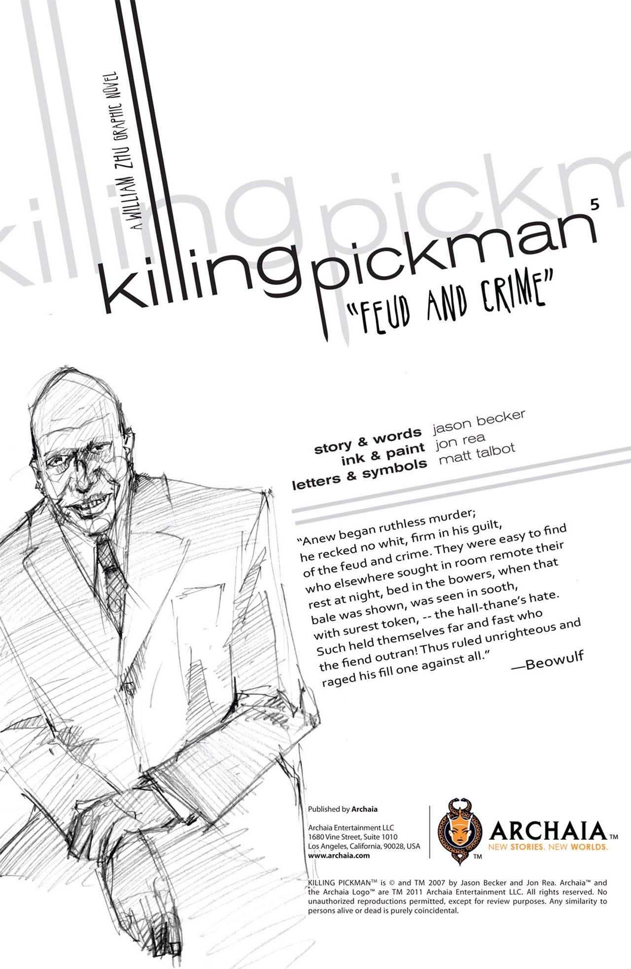 Read online Killing Pickman comic -  Issue #5 - 2