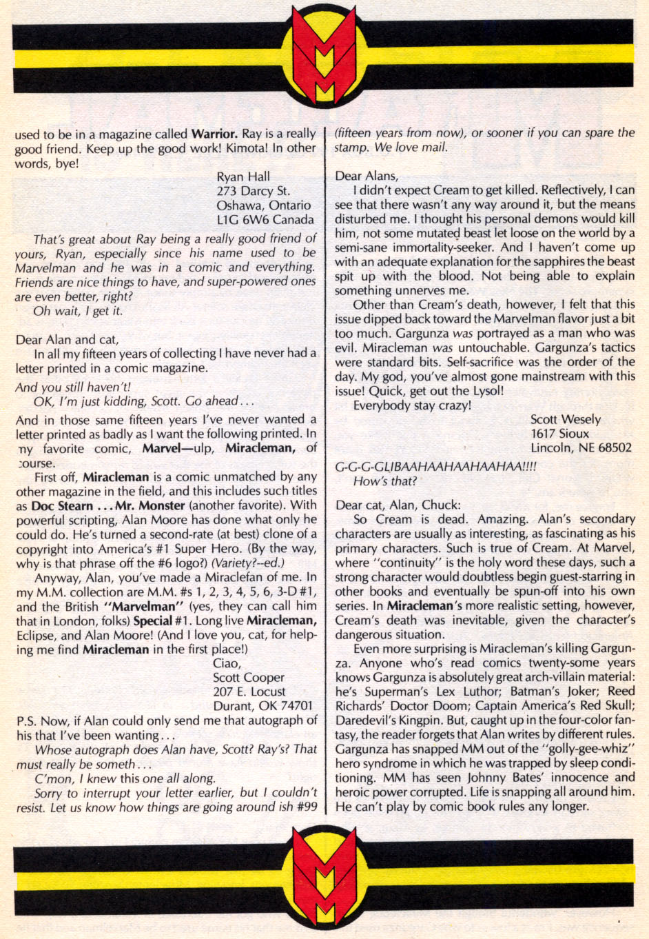 Read online Miracleman (1985) comic -  Issue #9 - 19