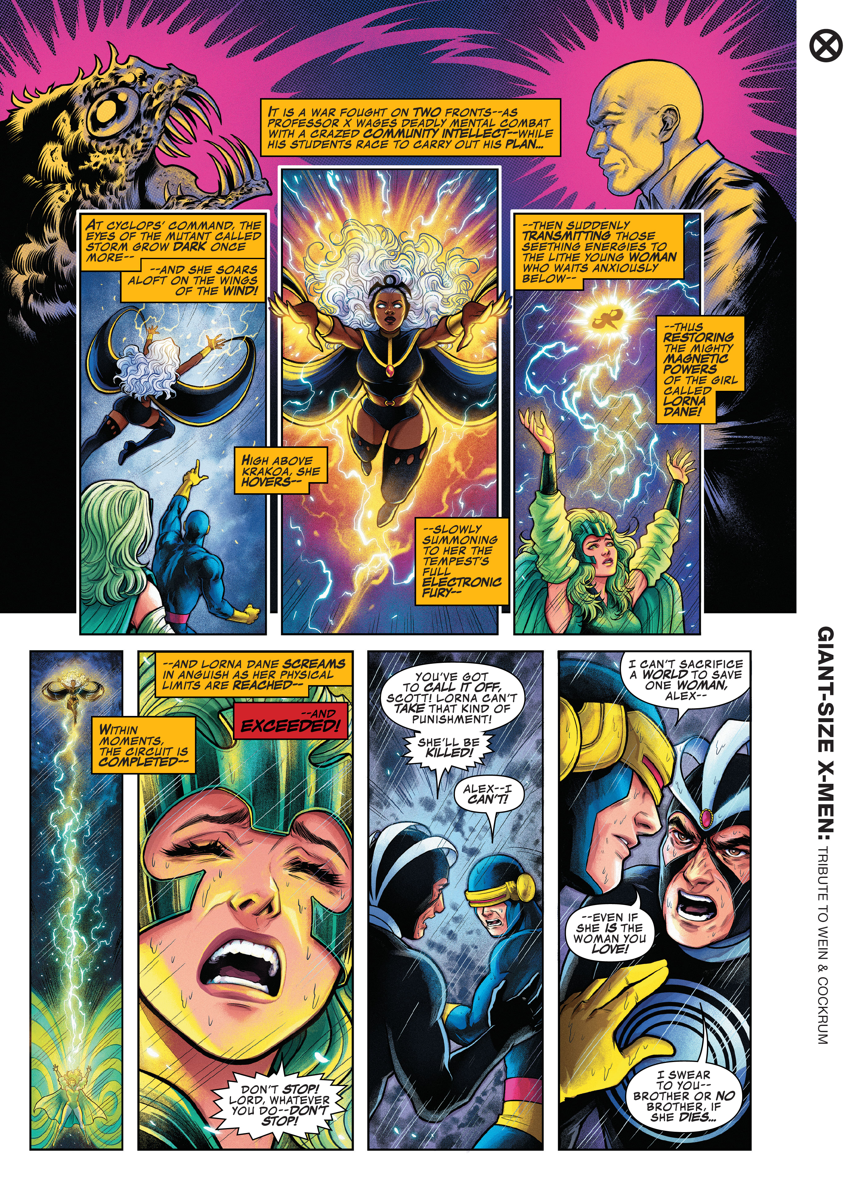 Read online Giant-Size X-Men: Tribute To Wein & Cockrum Gallery Edition comic -  Issue # TPB (Part 1) - 36