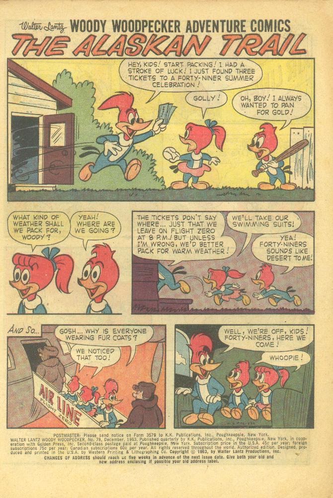 Read online Walter Lantz Woody Woodpecker (1962) comic -  Issue #78 - 3