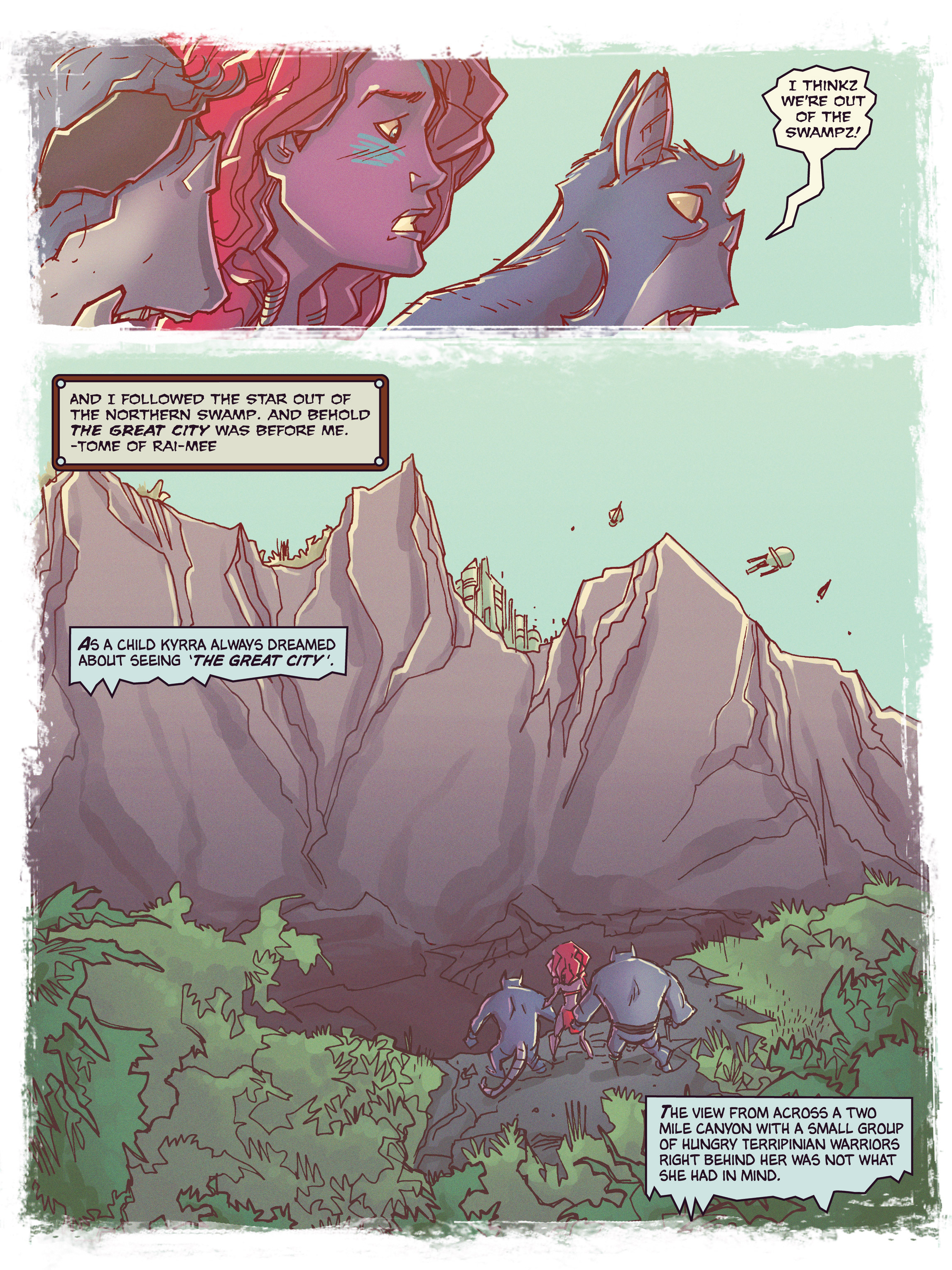 Read online Kyrra: Alien Jungle Girl comic -  Issue #5 - 6