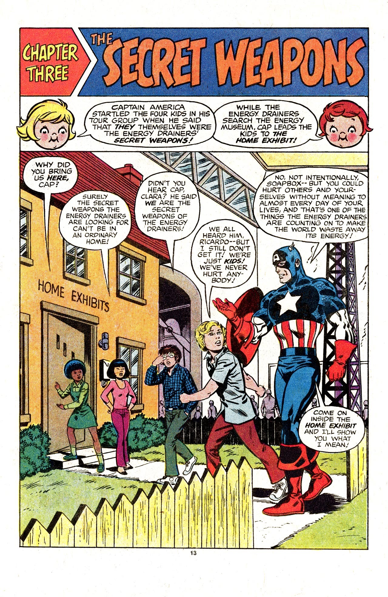 Read online Captain America and The Campbell Kids comic -  Issue # Full - 15