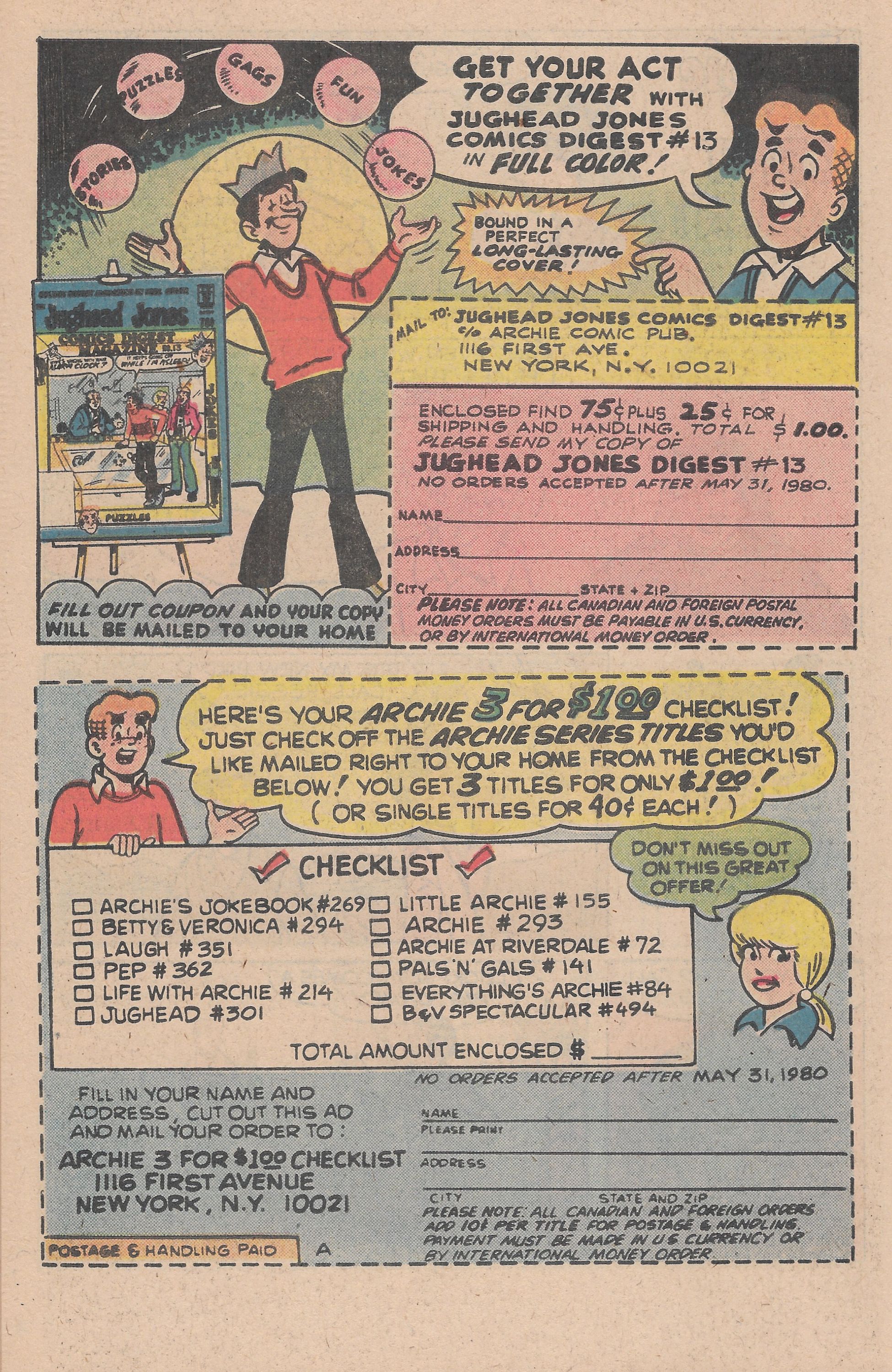 Read online Reggie's Wise Guy Jokes comic -  Issue #53 - 34