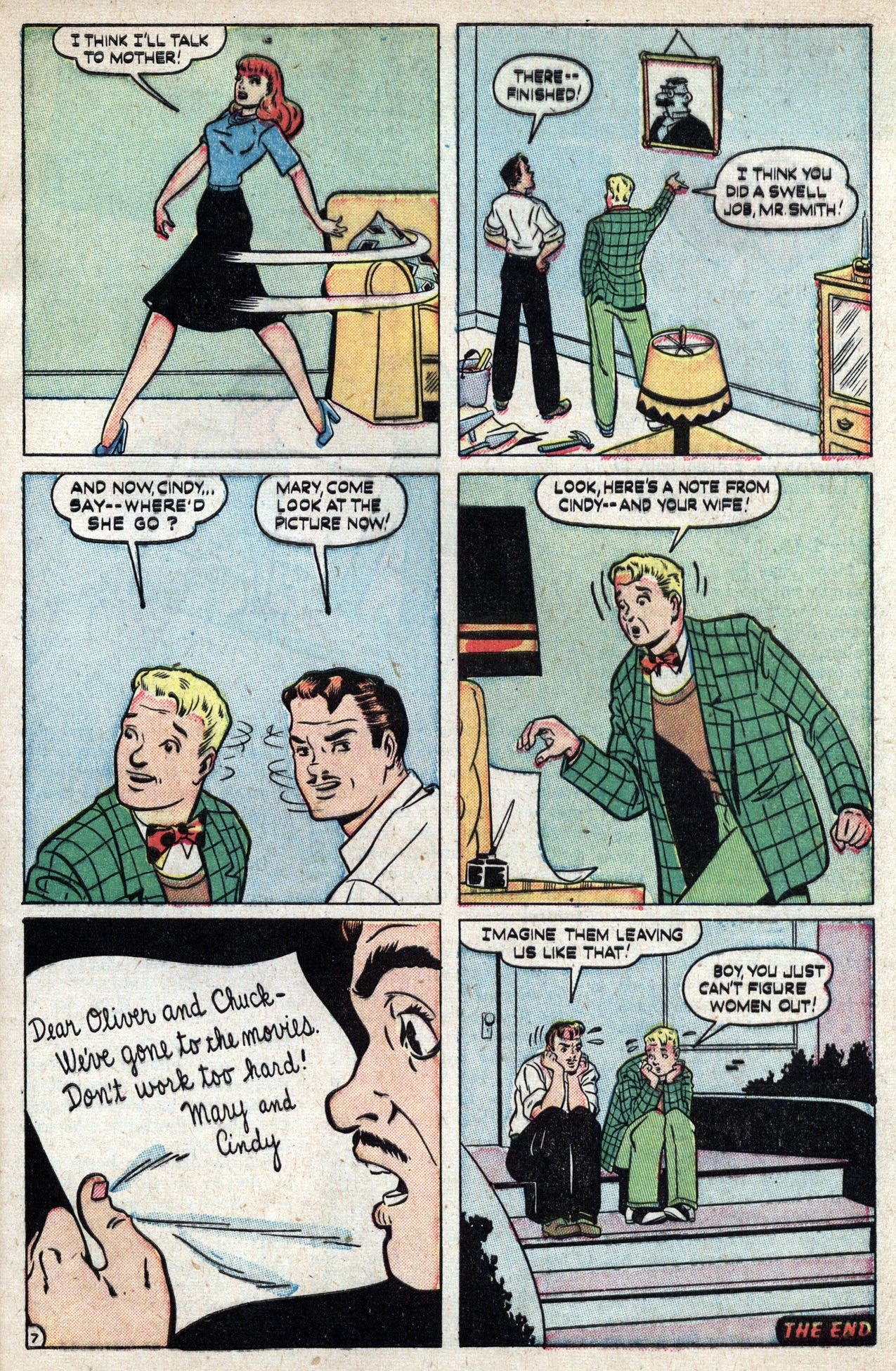 Read online Junior Miss (1947) comic -  Issue #36 - 9