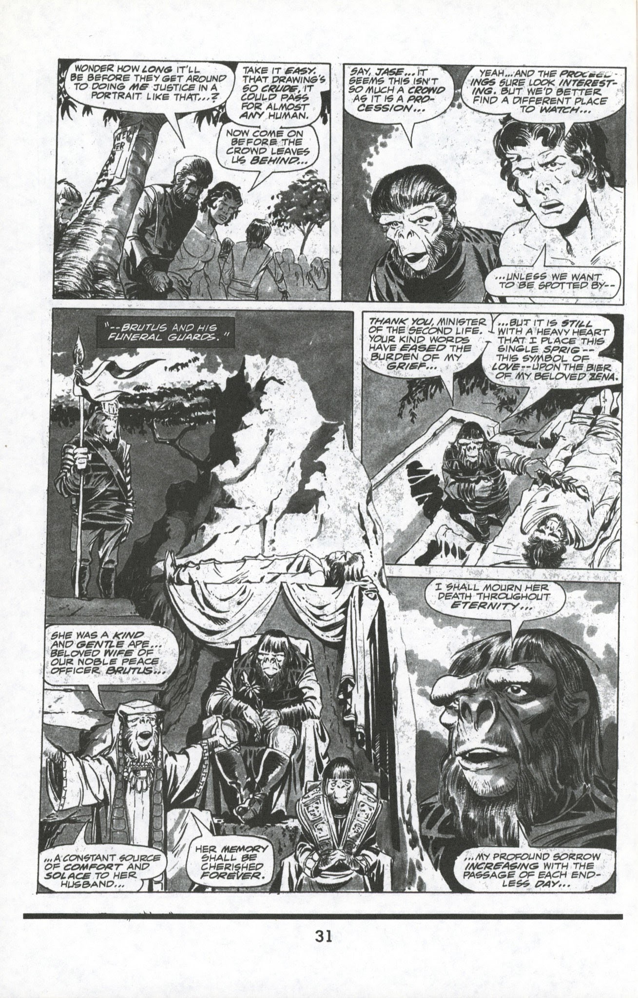 Read online Terror on the Planet of the Apes comic -  Issue #2 - 8