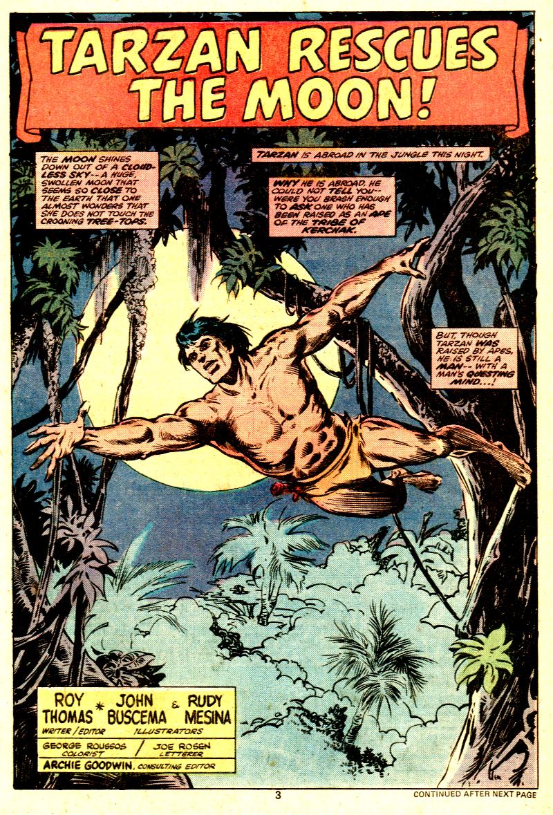 Read online Tarzan (1977) comic -  Issue #7 - 4