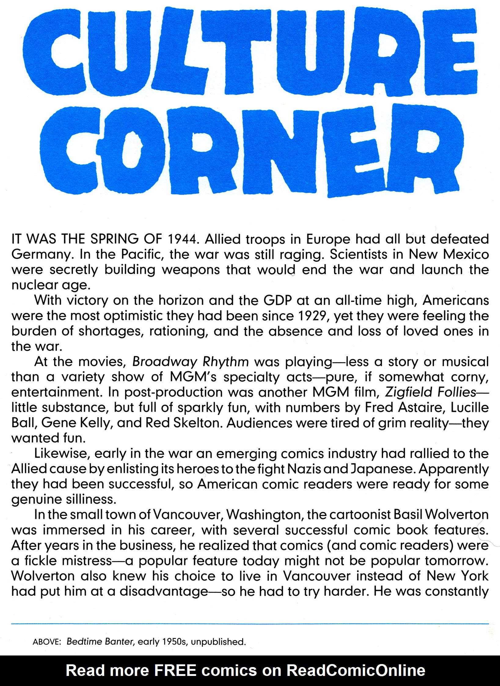 Read online Culture Corner comic -  Issue # TPB (Part 1) - 7