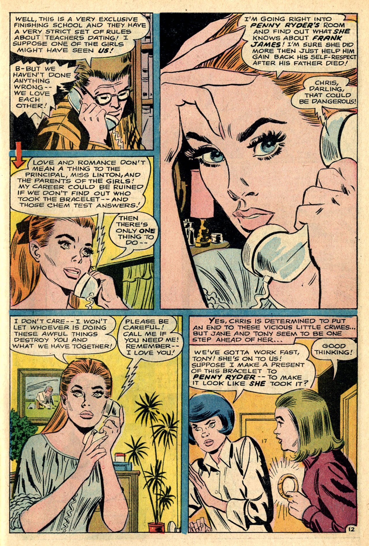 Read online Heart Throbs comic -  Issue #113 - 31