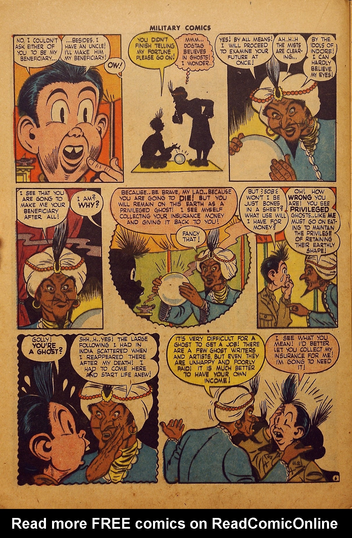 Read online Military Comics comic -  Issue #24 - 36