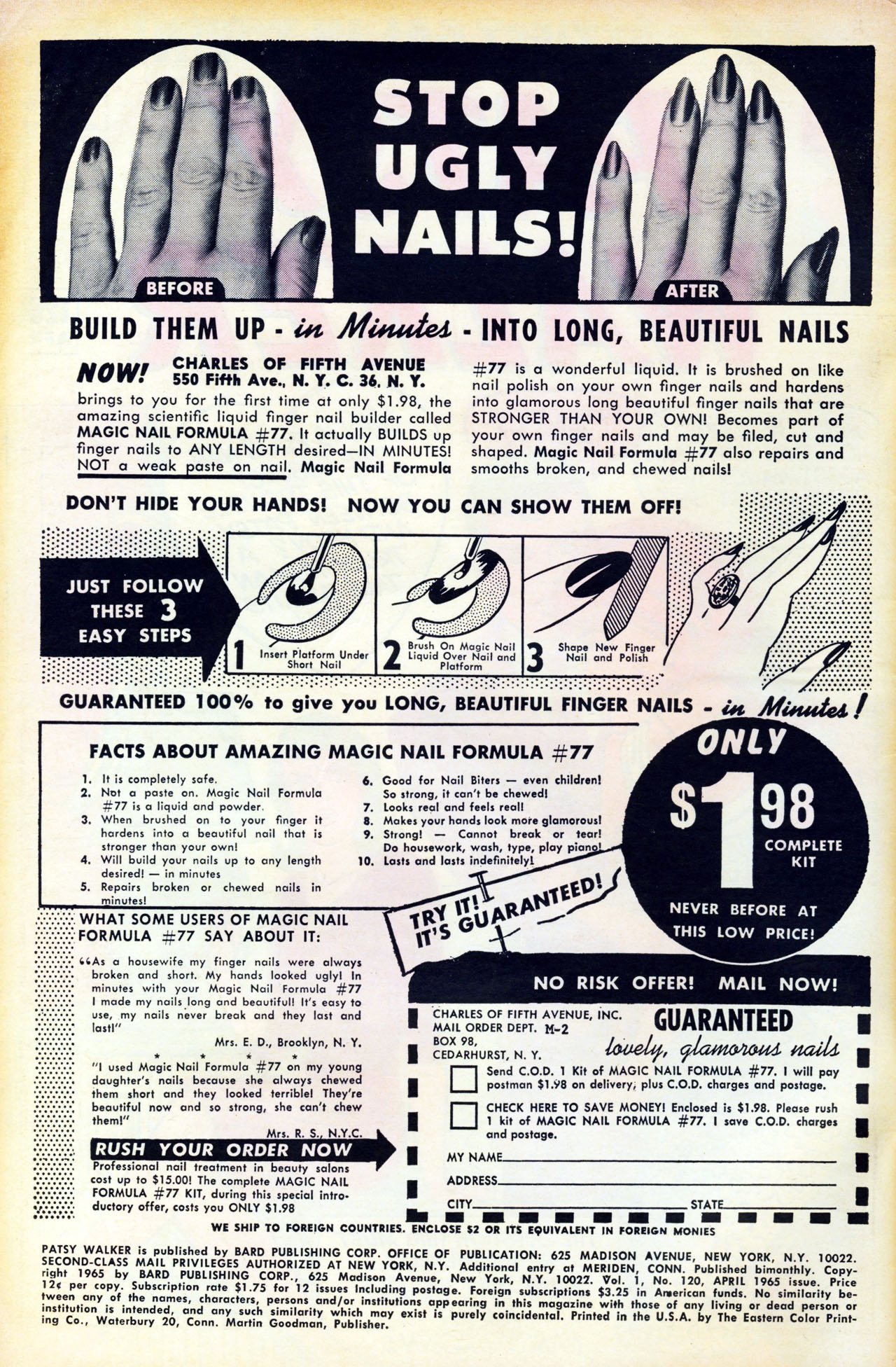 Read online Patsy Walker comic -  Issue #120 - 2