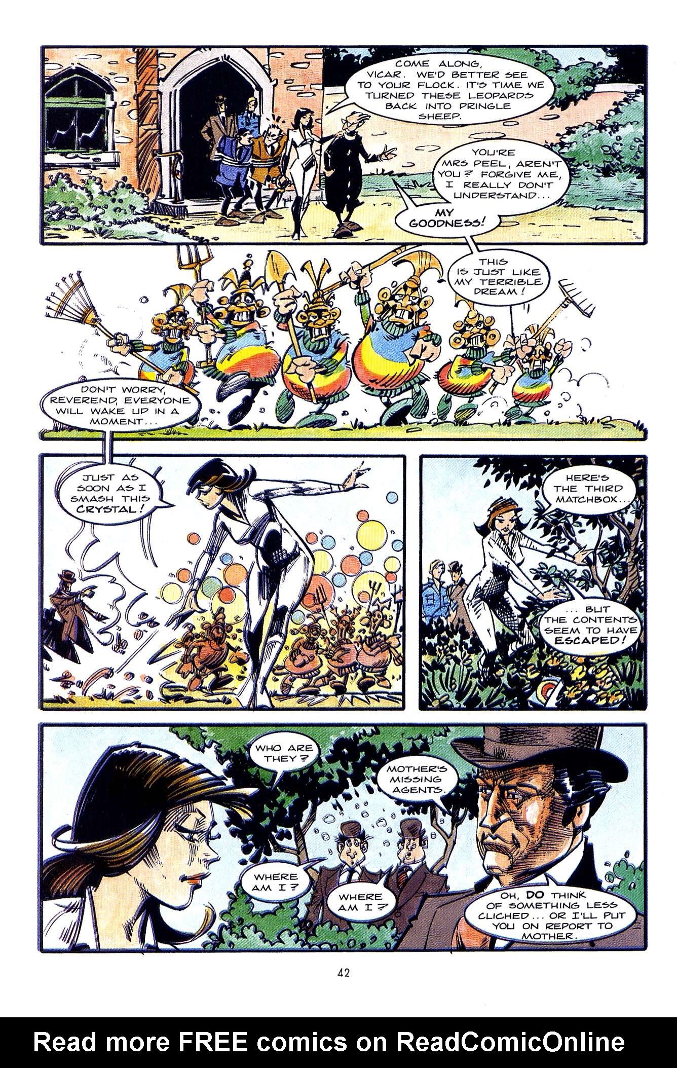 Read online Steed and Mrs. Peel (2012) comic -  Issue #3 - 47