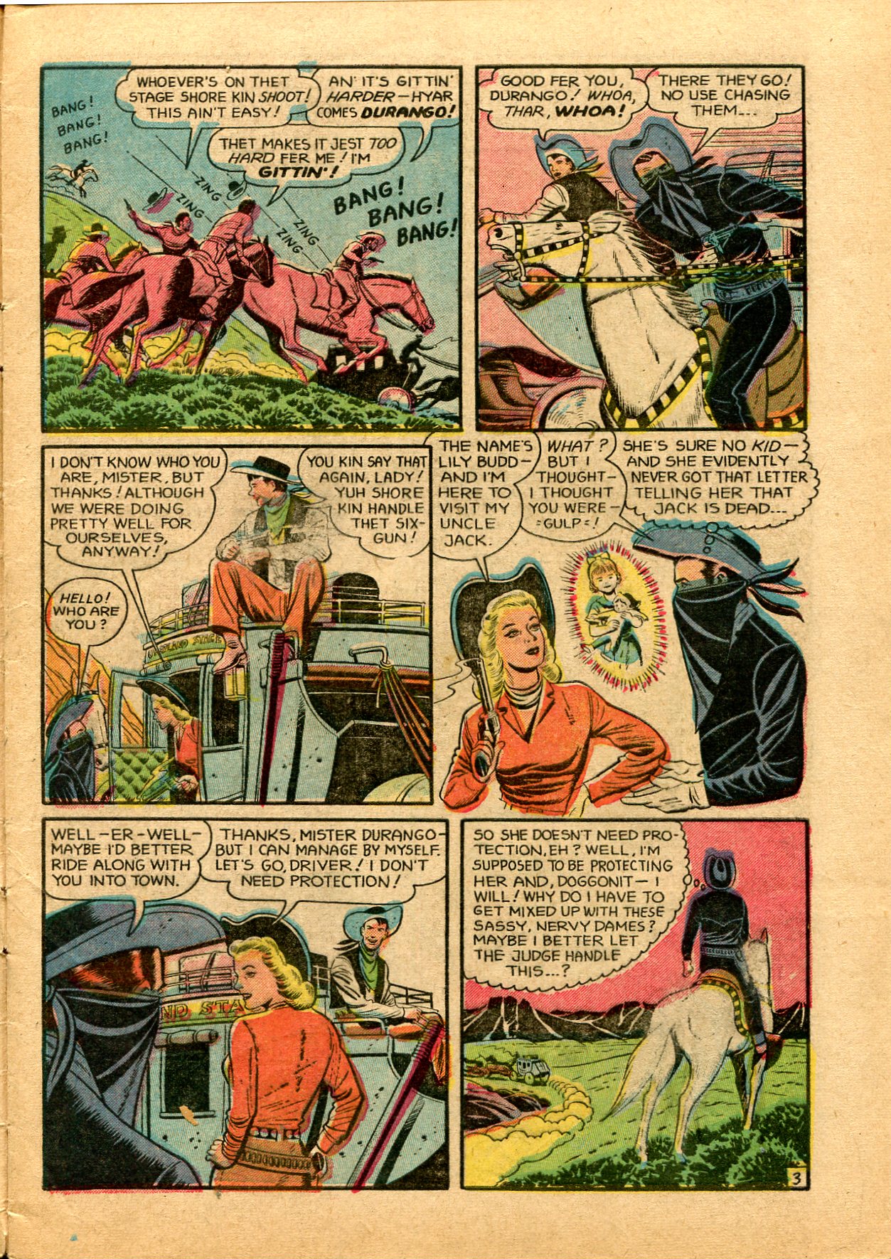Read online Charles Starrett as The Durango Kid comic -  Issue #29 - 5
