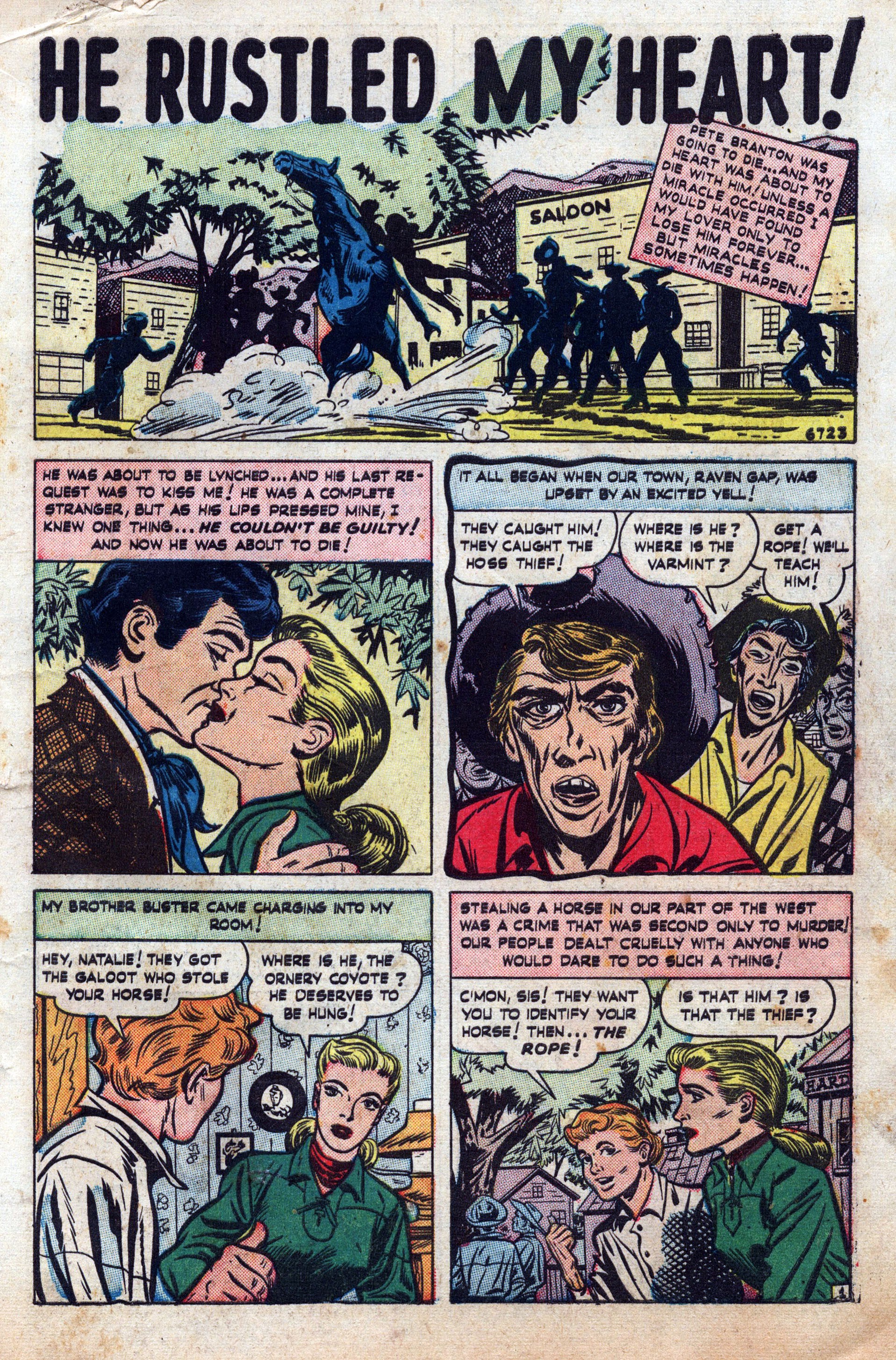 Read online Cowboy Romances comic -  Issue #2 - 3