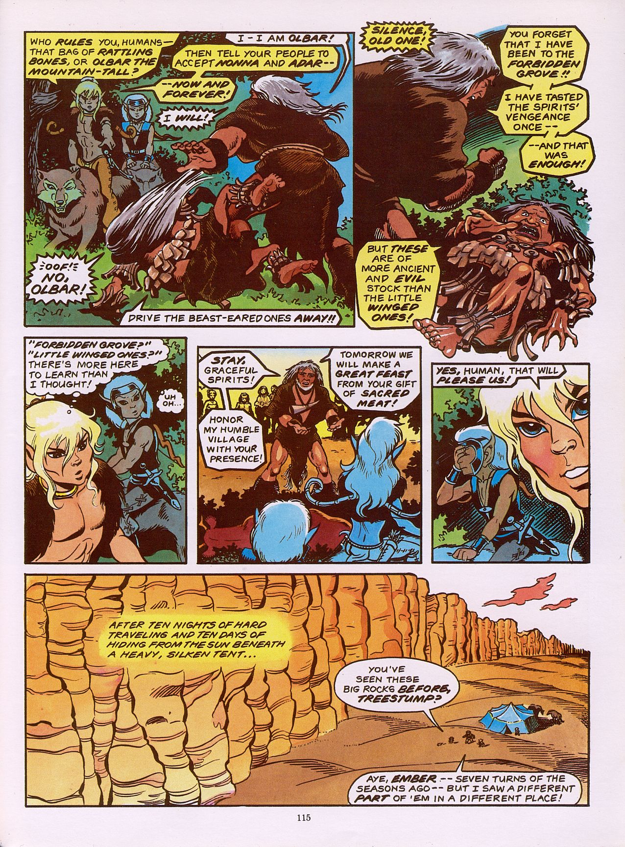 Read online ElfQuest (Starblaze Edition) comic -  Issue # TPB 2 - 125