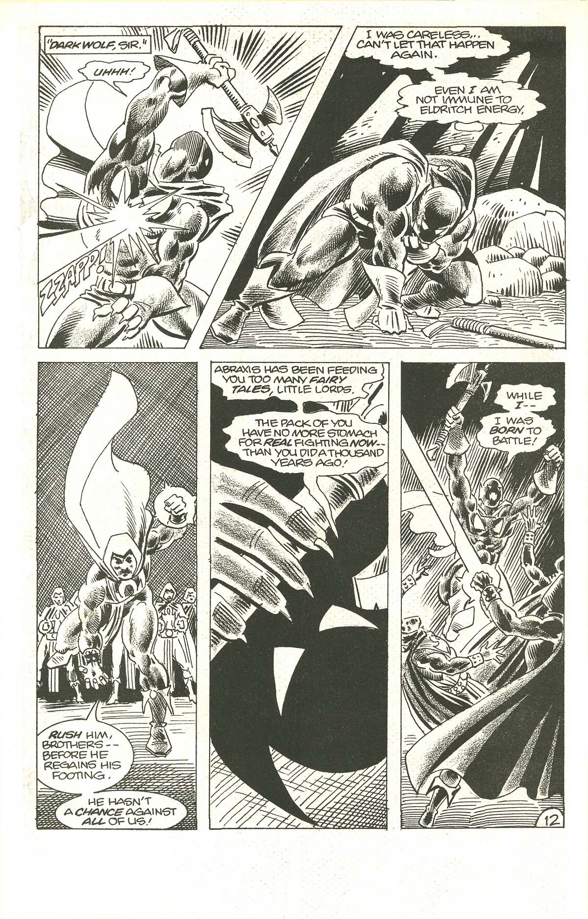 Read online Dark Wolf comic -  Issue #4 - 14