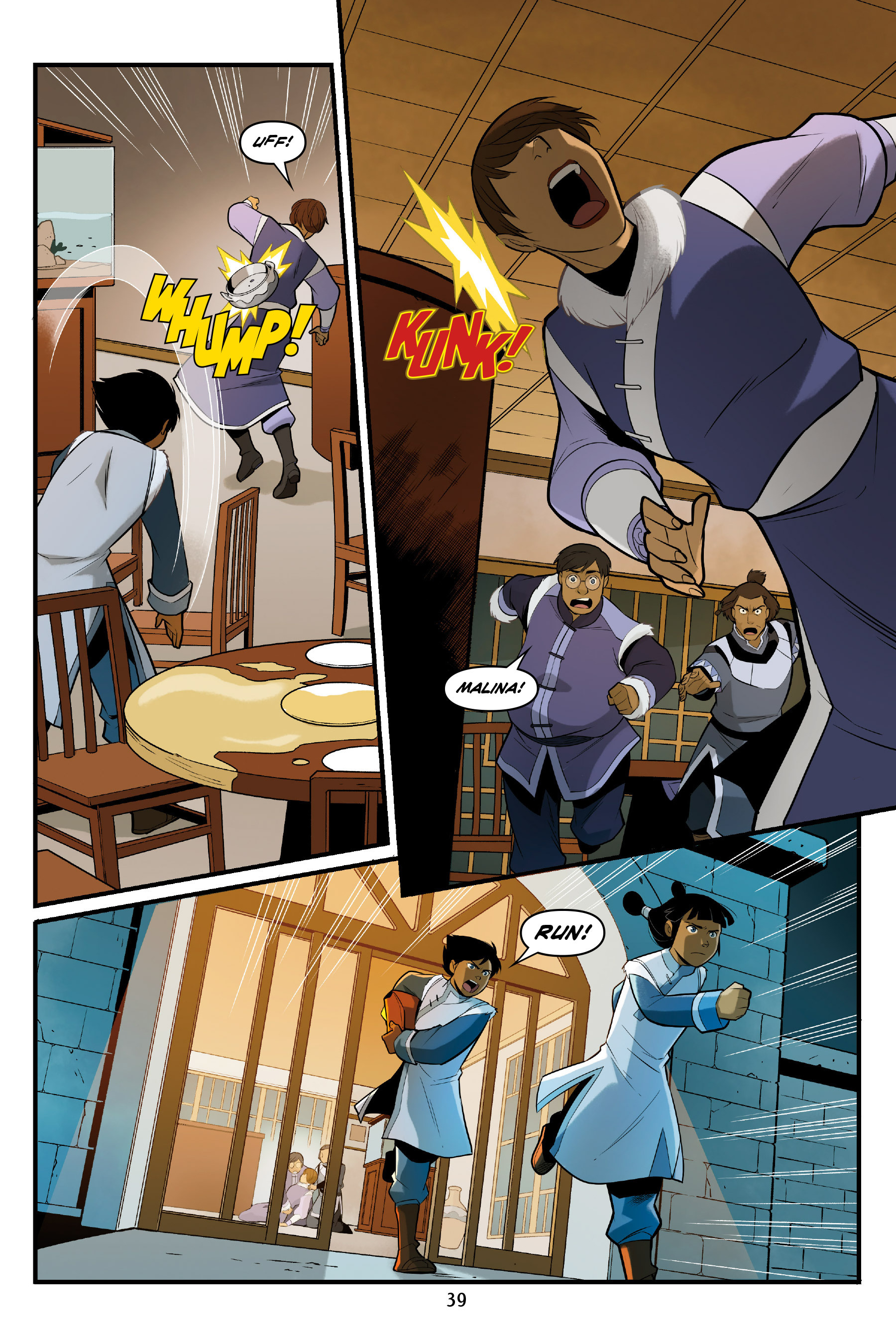 Read online Nickelodeon Avatar: The Last Airbender - North and South comic -  Issue #1 - 39