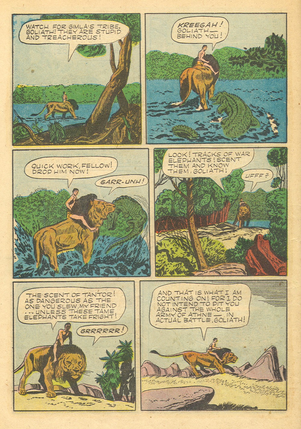 Read online Tarzan (1948) comic -  Issue #36 - 24