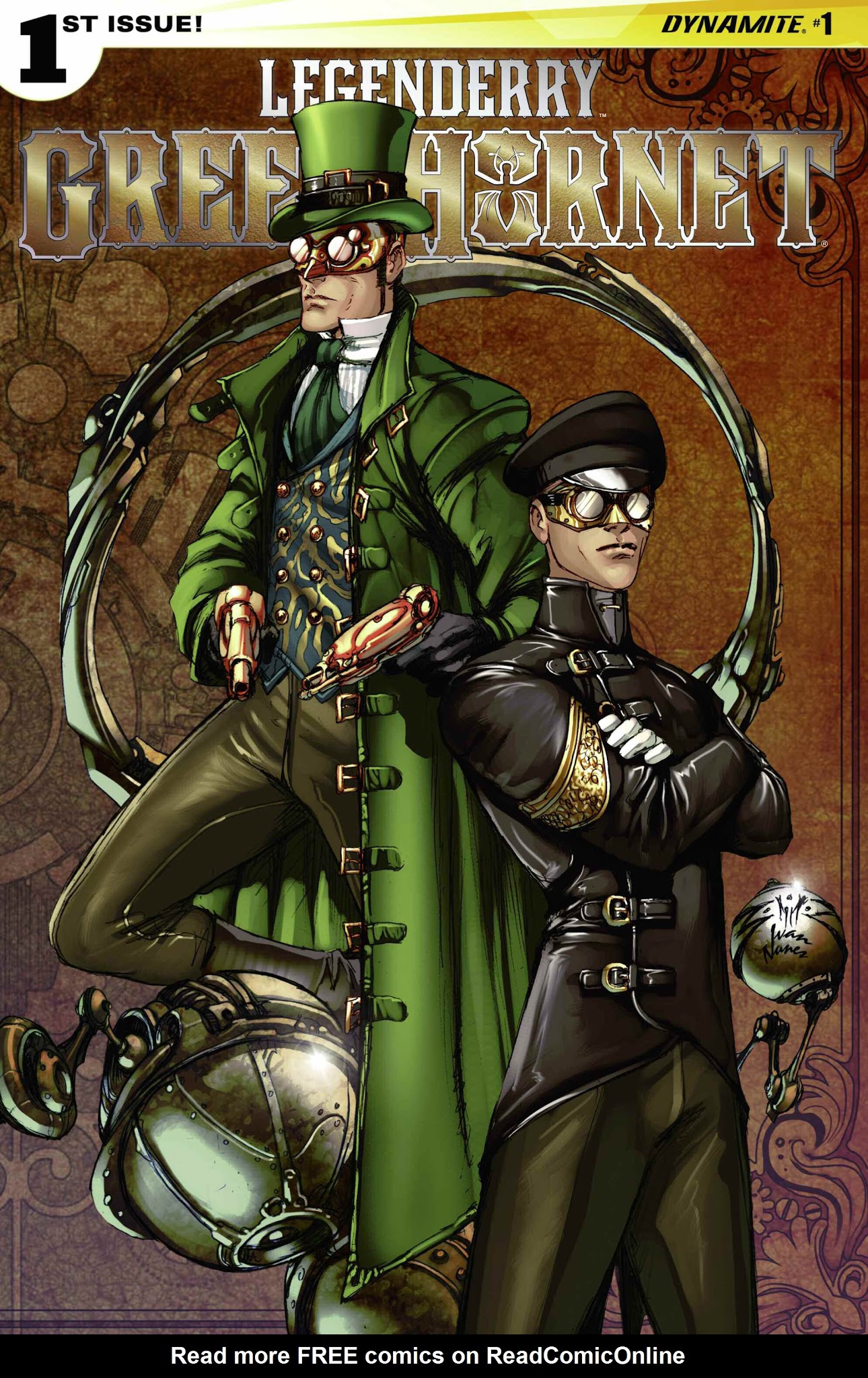 Read online Legenderry: Green Hornet comic -  Issue #1 - 1