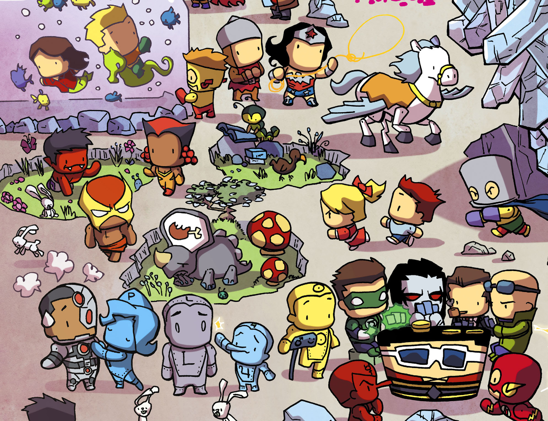 Read online Scribblenauts Unmasked: A Crisis of Imagination comic -  Issue #12 - 7