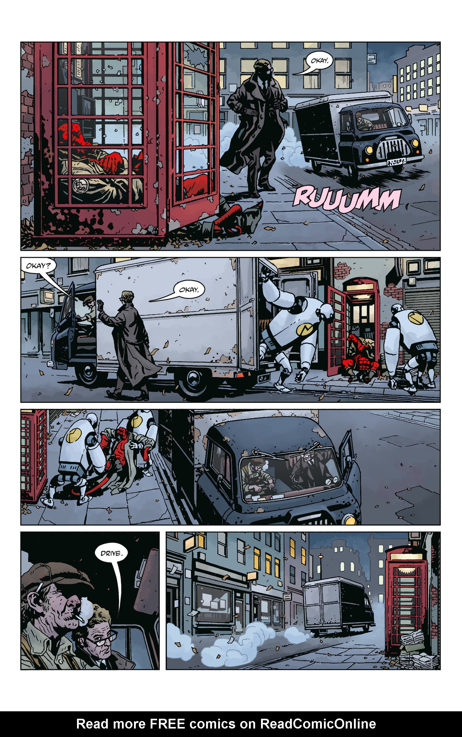 Read online Giant Robot Hellboy comic -  Issue #1 - 5
