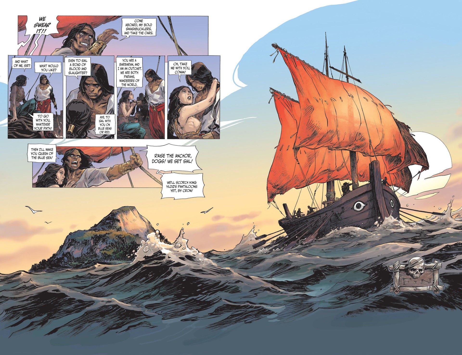 Read online The Cimmerian comic -  Issue # TPB 3 - 61