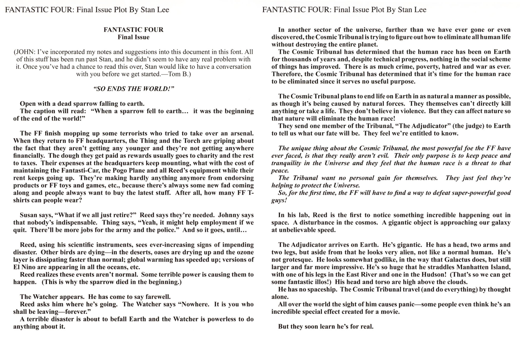 Read online The Last Fantastic Four Story comic -  Issue # Full - 50