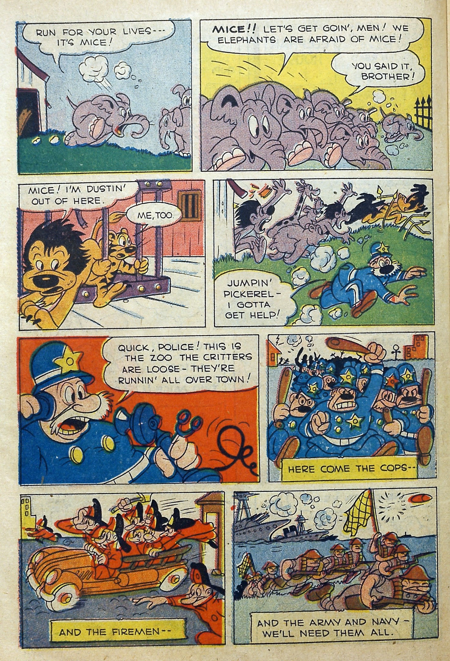 Read online Paul Terry's Mighty Mouse Comics comic -  Issue #13 - 22