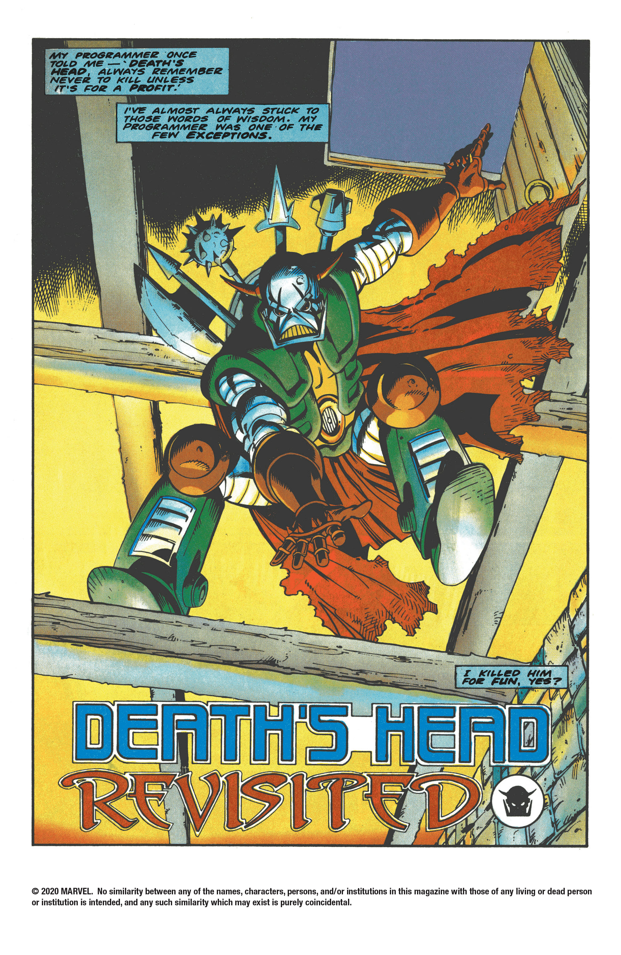 Read online Life and Times of Death's Head comic -  Issue # TPB - 3