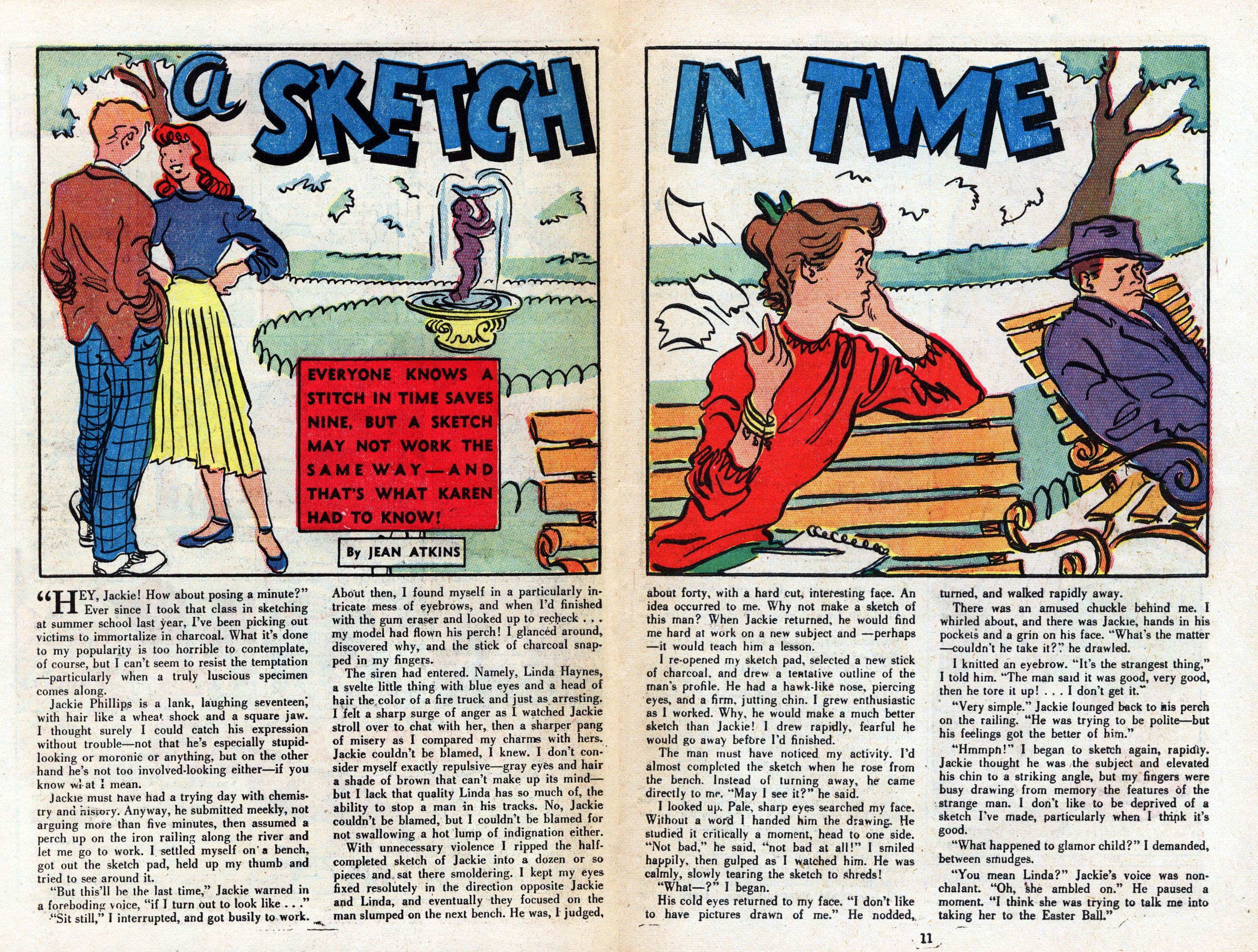 Read online Junior Miss (1947) comic -  Issue #30 - 12