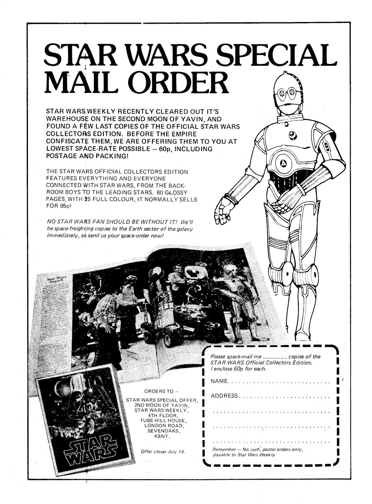 Read online Star Wars Weekly comic -  Issue #22 - 8