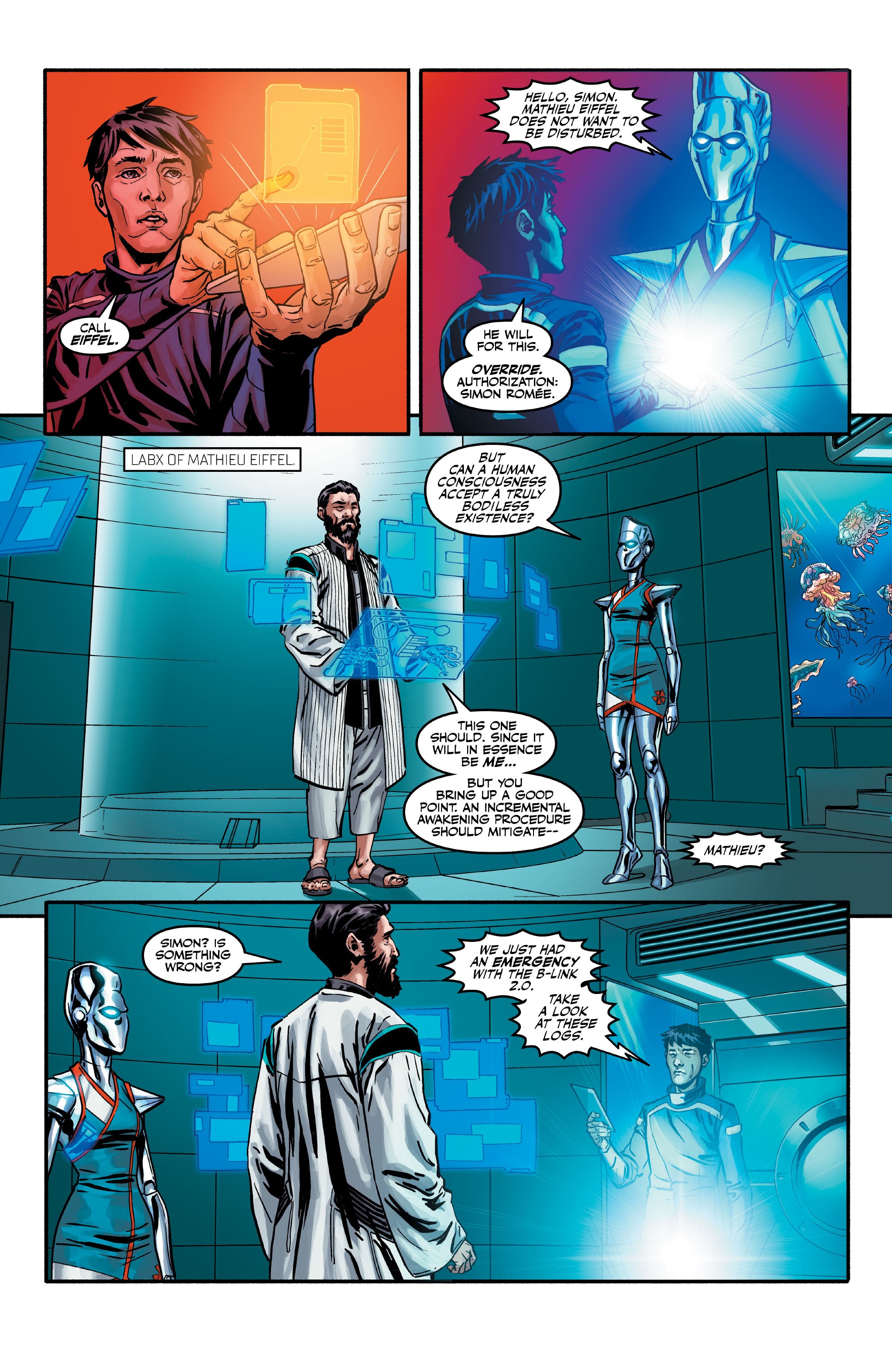 Read online HYPER SCAPE comic -  Issue #1 - 7