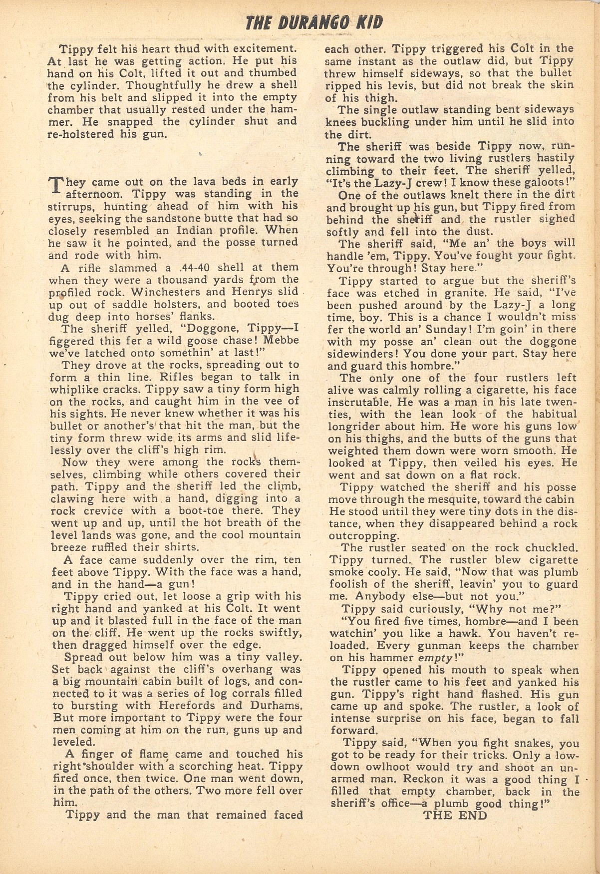 Read online Charles Starrett as The Durango Kid comic -  Issue #10 - 28