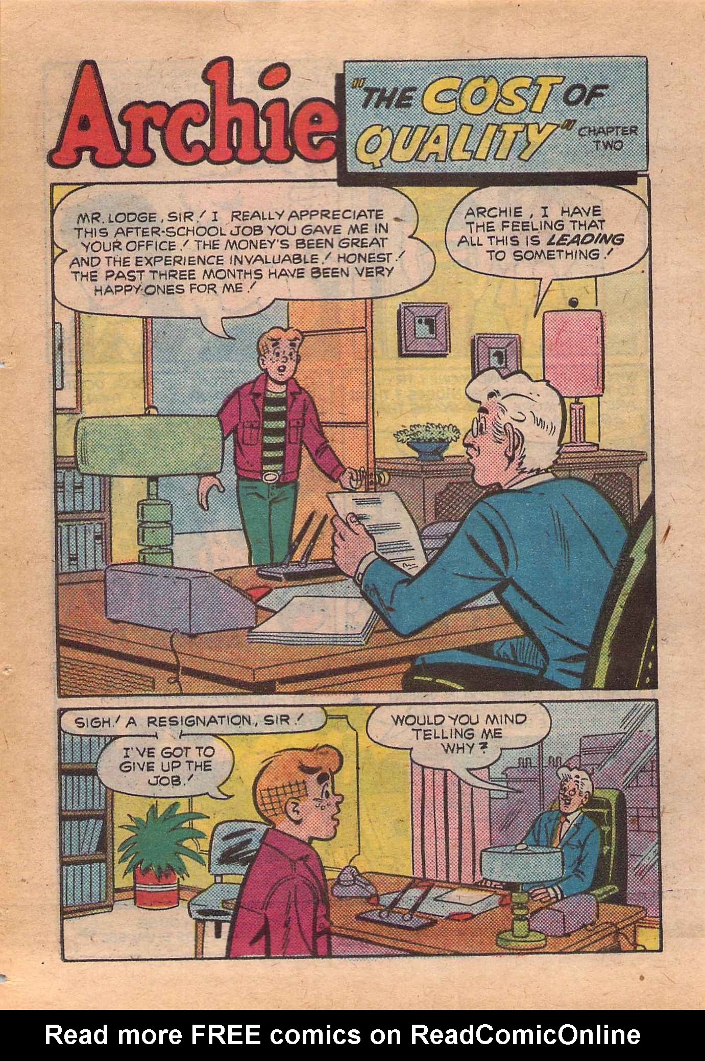 Read online Archie's Double Digest Magazine comic -  Issue #34 - 218
