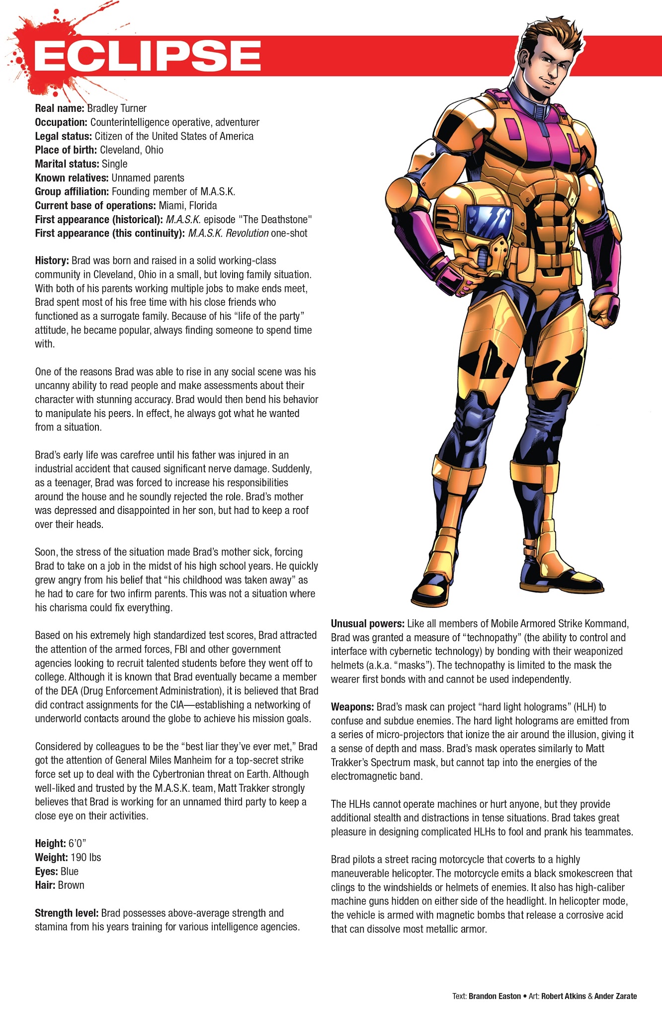 Read online Hasbro Heroes Sourcebook comic -  Issue #2 - 8
