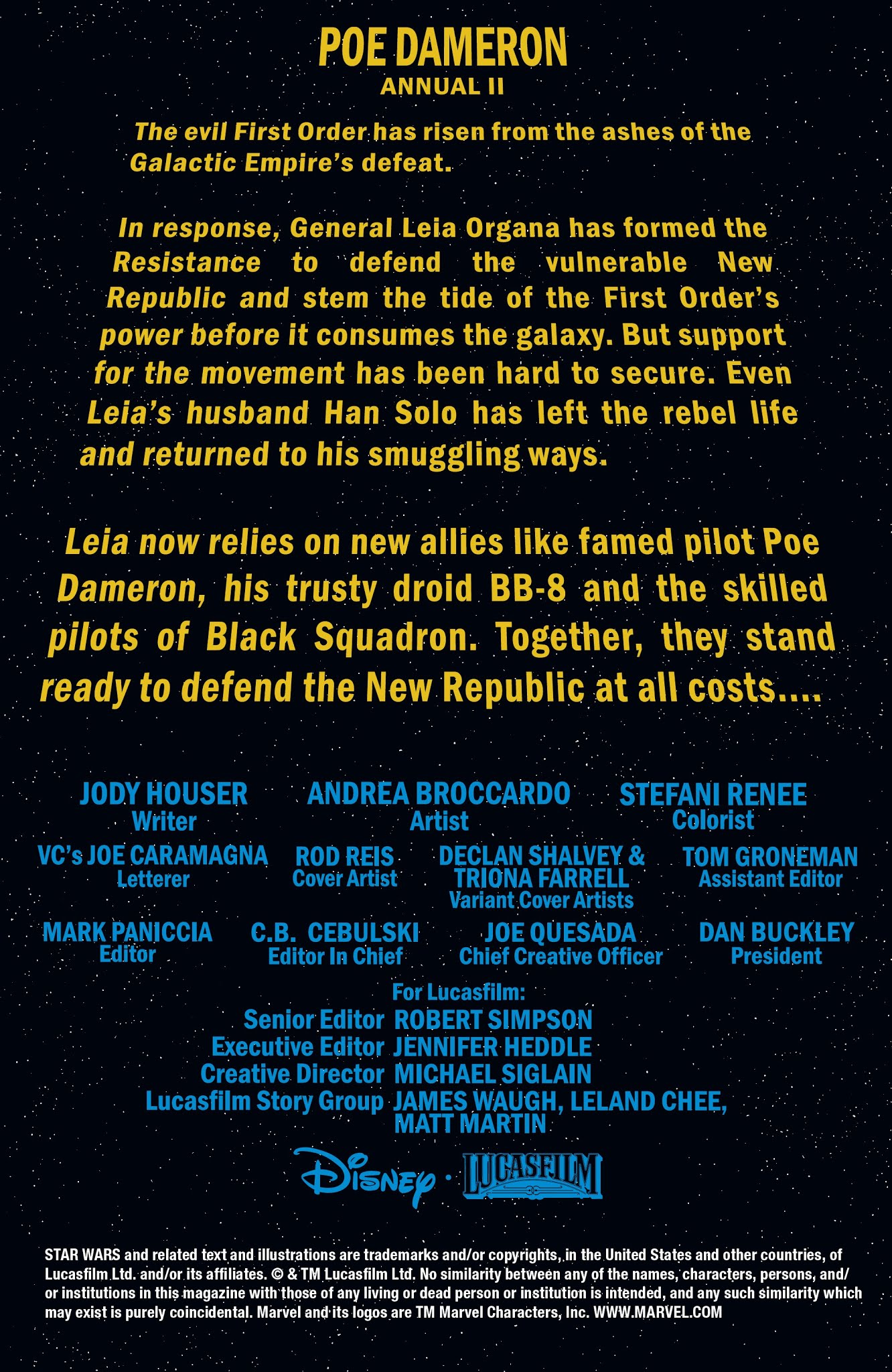 Read online Star Wars: Poe Dameron comic -  Issue # Annual 2 - 2