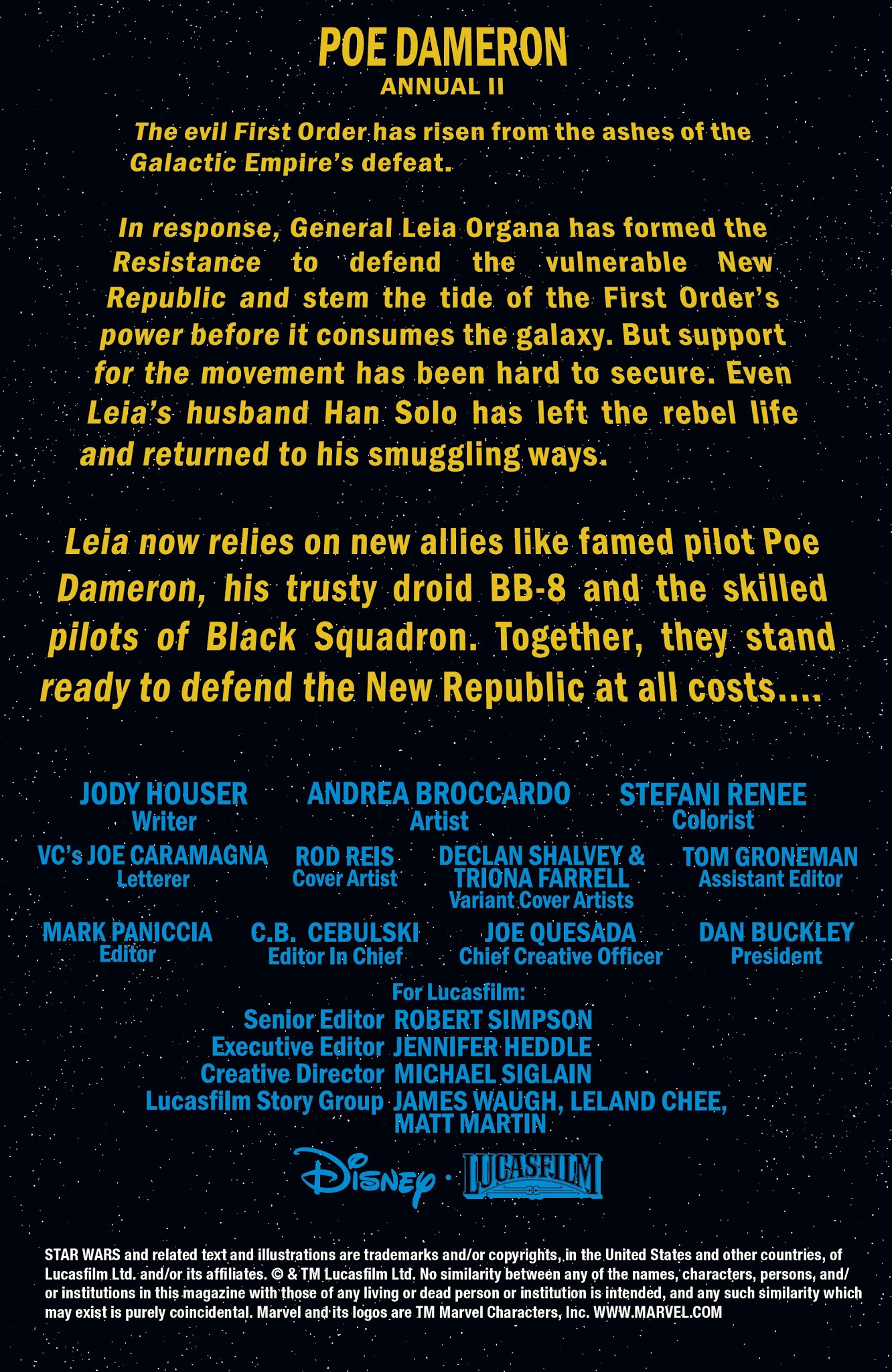 Read online Star Wars: Poe Dameron comic -  Issue # Annual 2 - 2