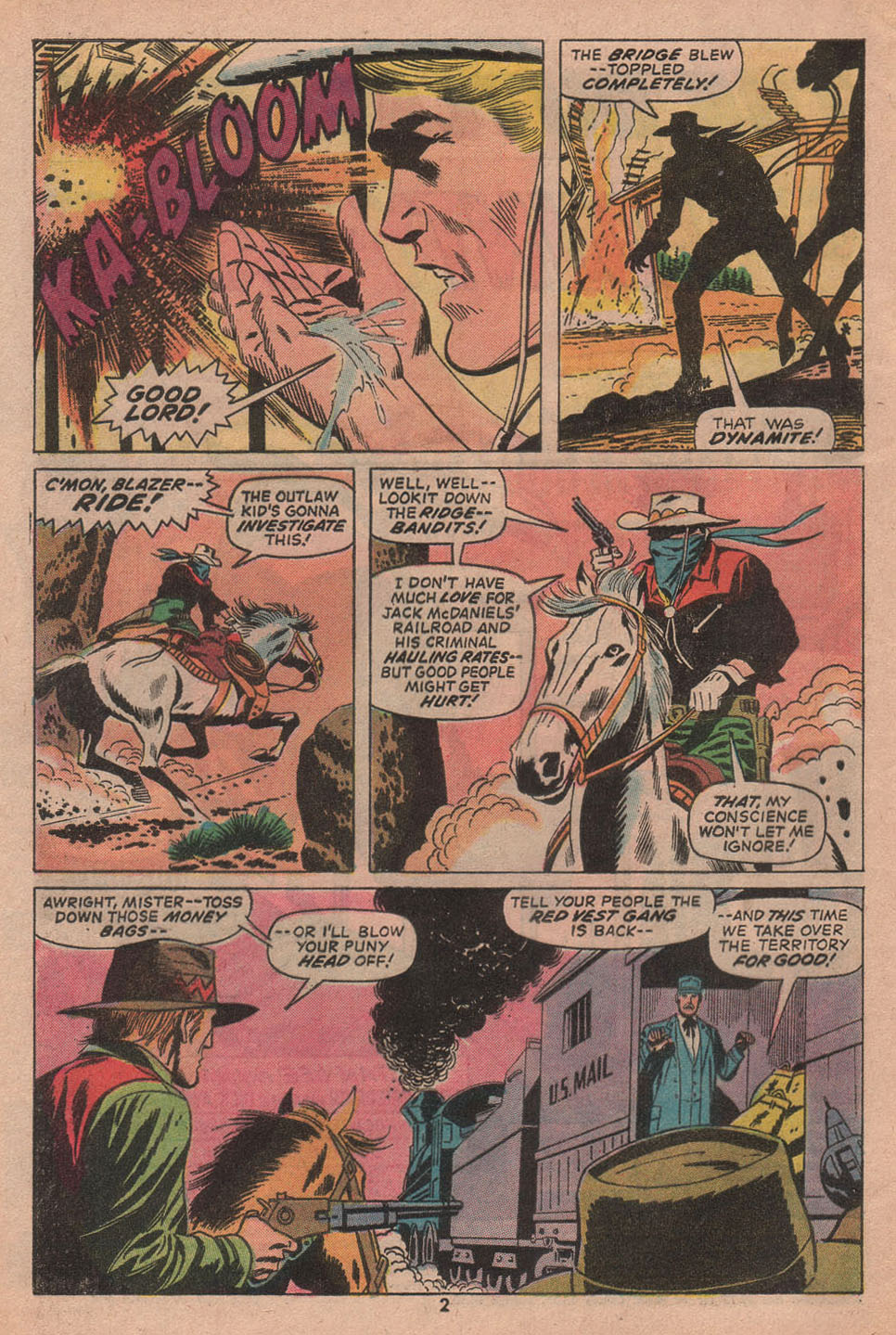Read online The Outlaw Kid (1970) comic -  Issue #12 - 4