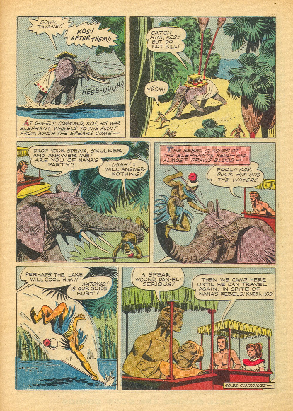 Read online Tarzan (1948) comic -  Issue #77 - 33