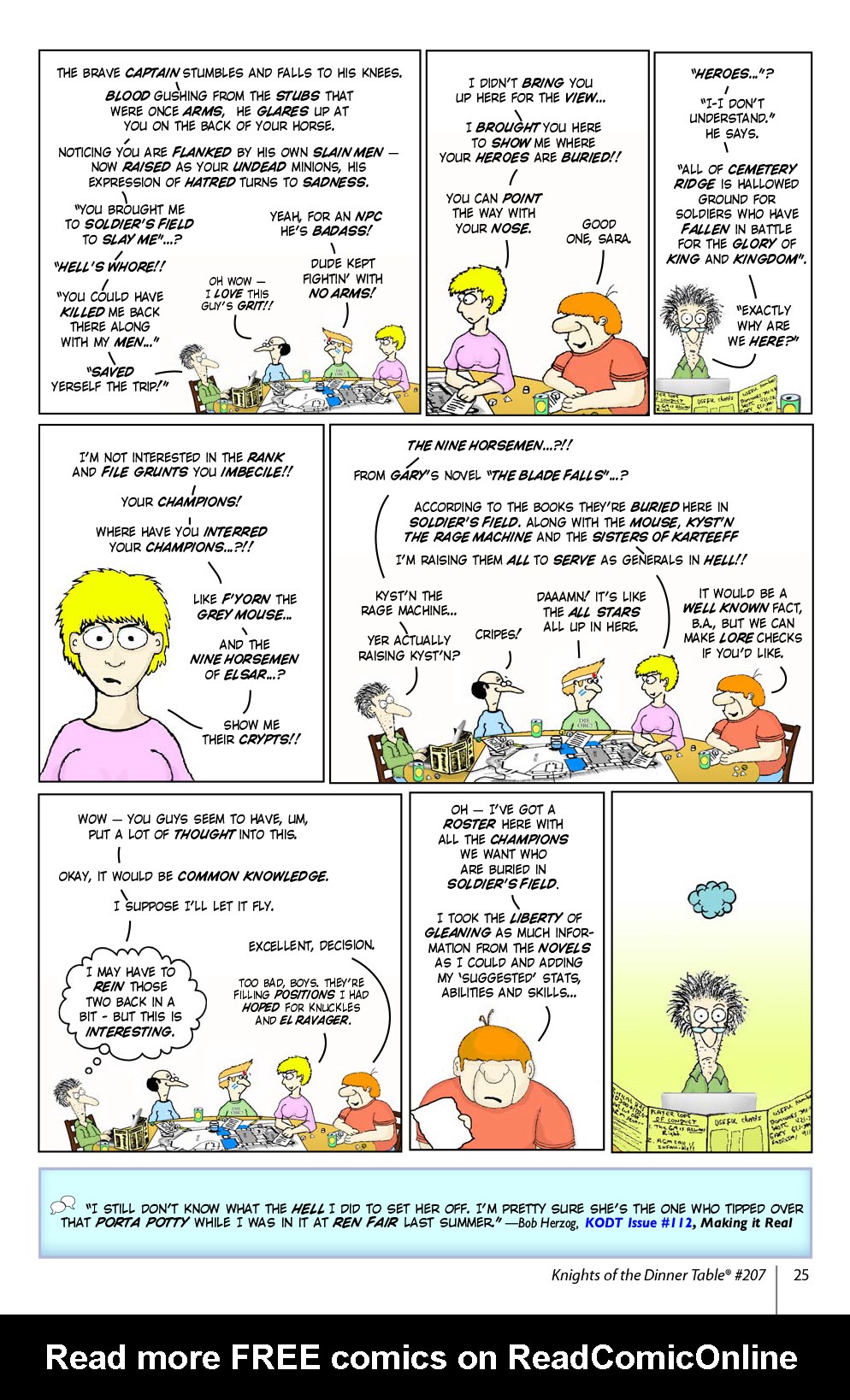 Read online Knights of the Dinner Table comic -  Issue #207 - 27